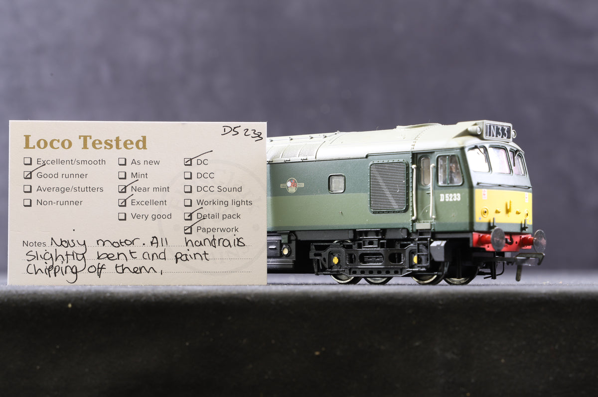 Bachmann OO 32-411 Class 25/2 Diesel &#39;D5233&#39; BR Green