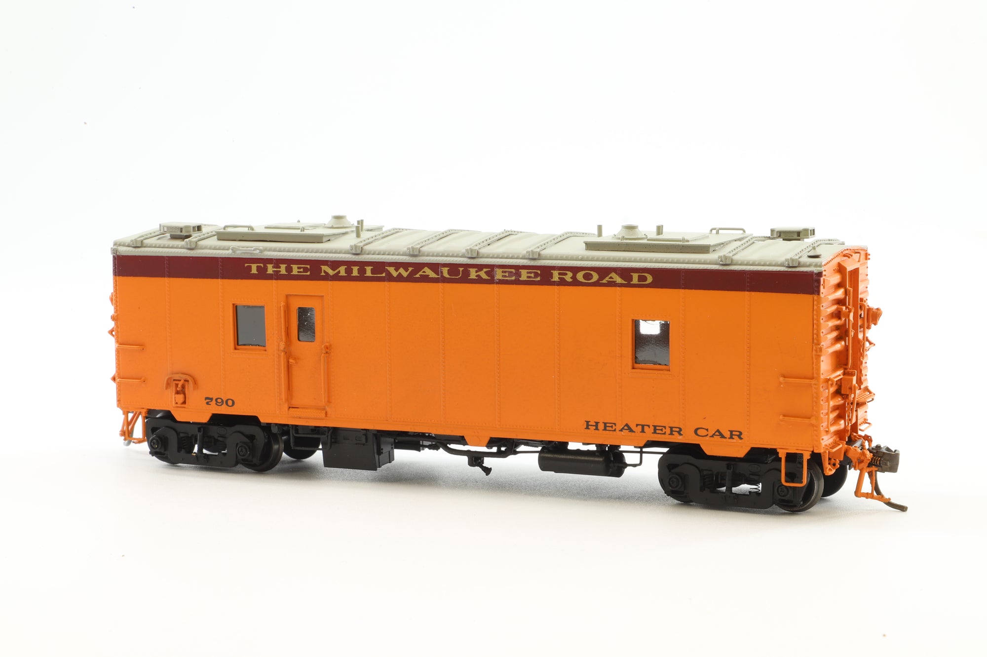 Overland Models HO Brass OMI-3326 Heater Car MILW  Pro-paint '709'