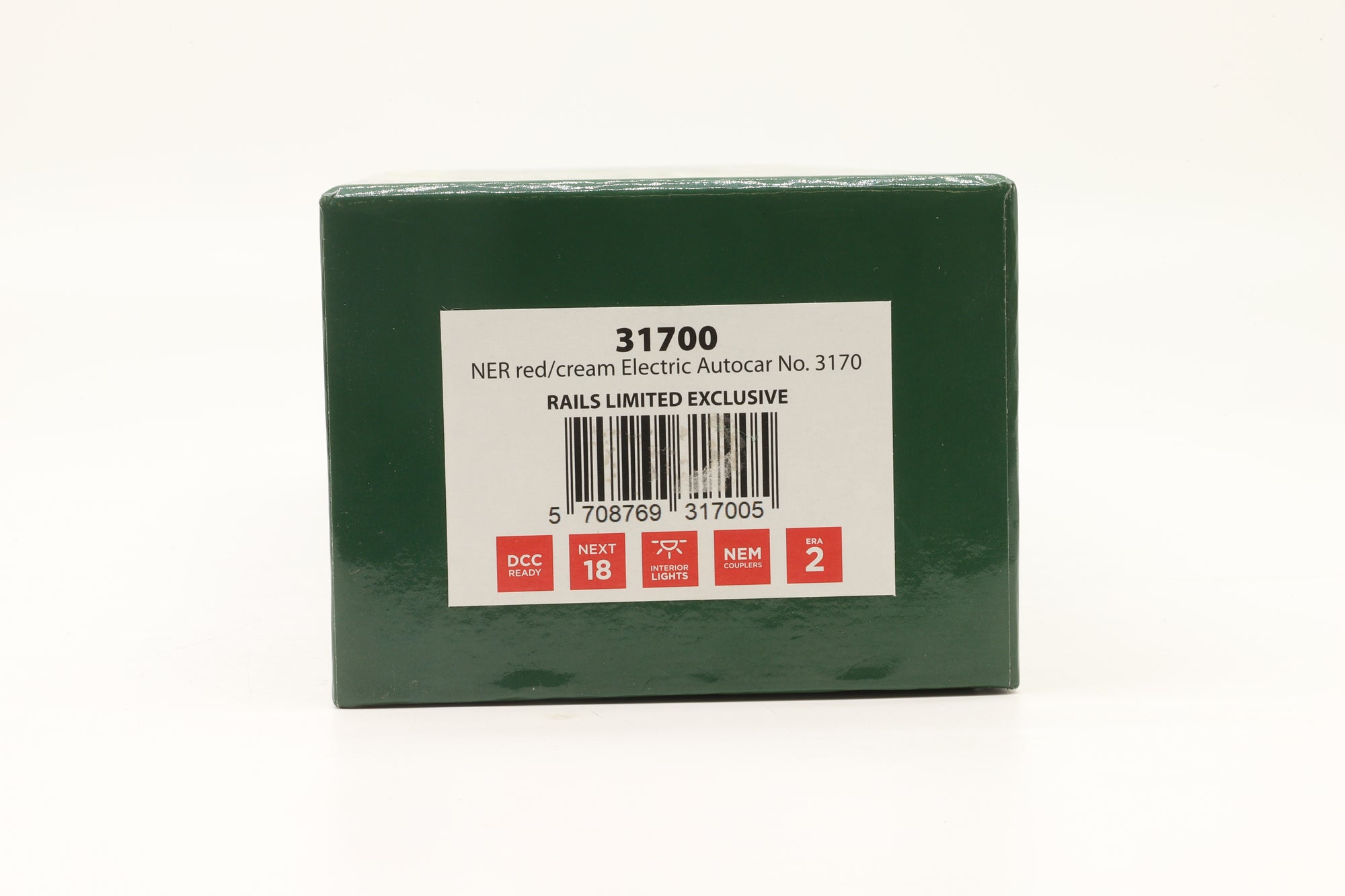 Heljan/Rails OO 31700 NER Red/Cream Electric Autocrar No.3170 – DCC Sound