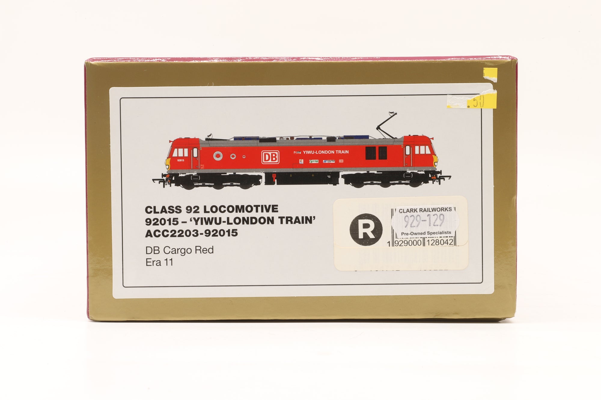 Accurascale OO ACC2203 Class 92 '92015' Electric Locomotive DB Cargo Red
