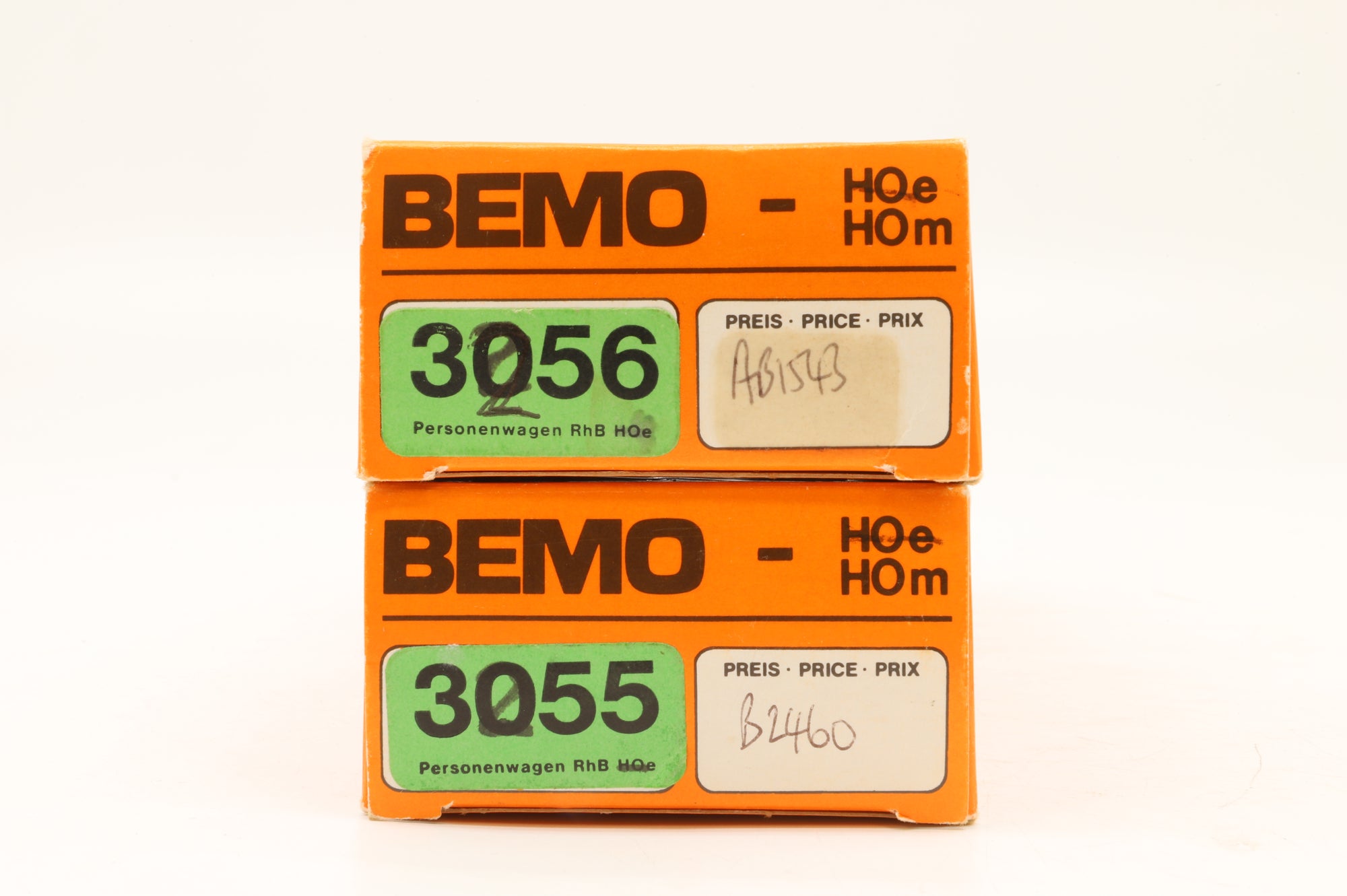 BEMO HOm Rake of 2x Rhb Green Coaches
