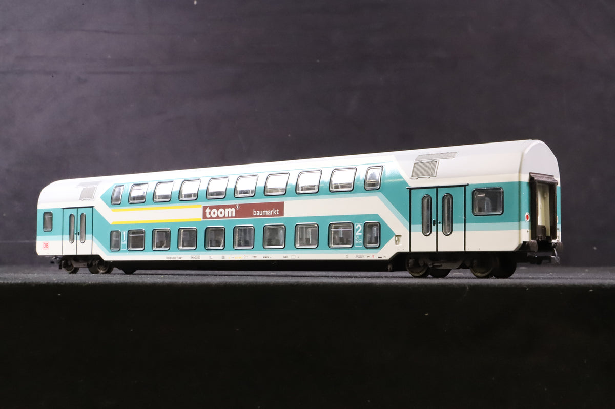 Sachsen Modelle HO Pack Of 3 Toom  Baumarkt Double Deck Coaches