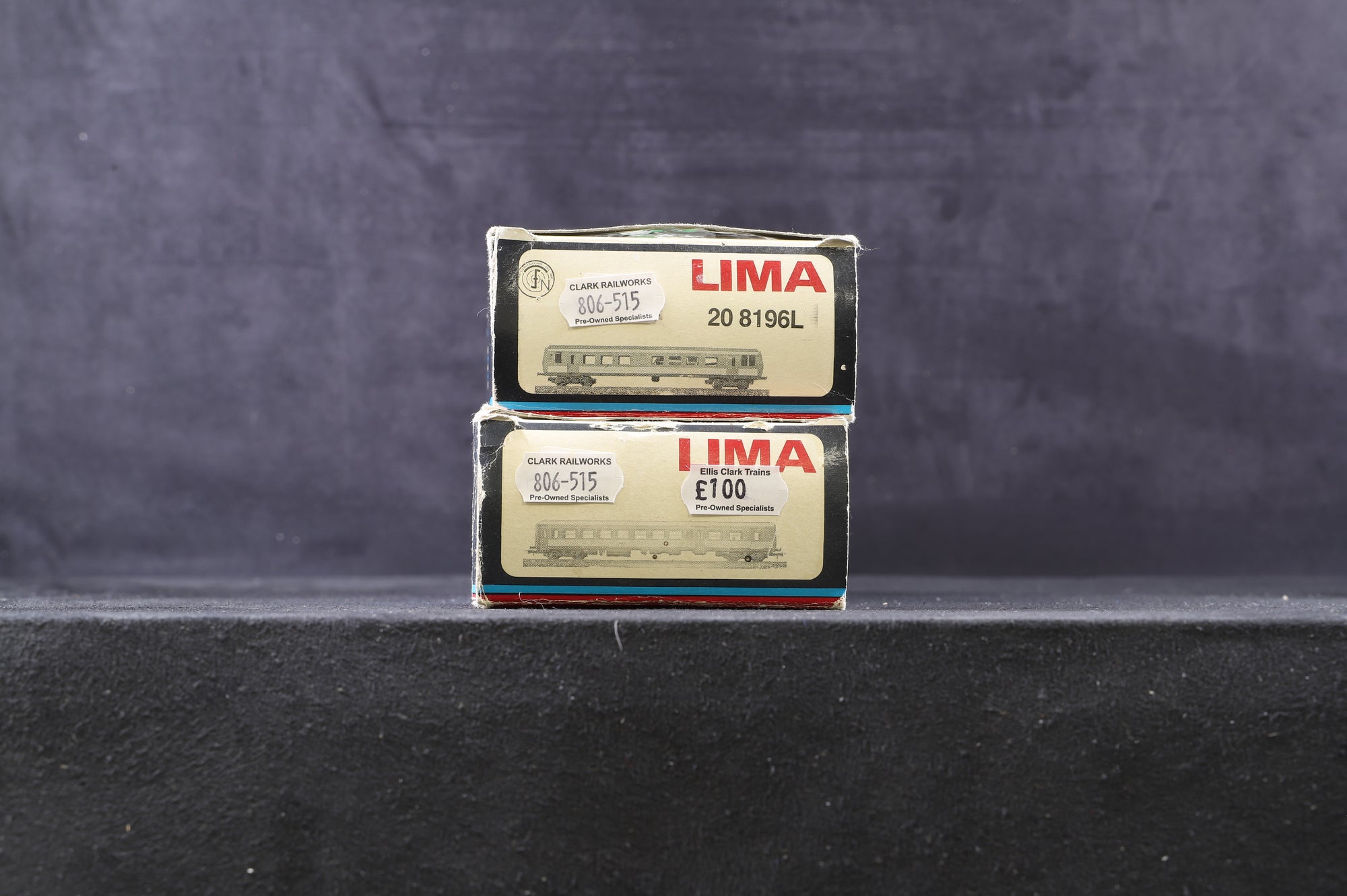 Lima HO 208196L Special Series French Railcar Train w/Trailer SNCF, Series 'Normandie', Green Livery