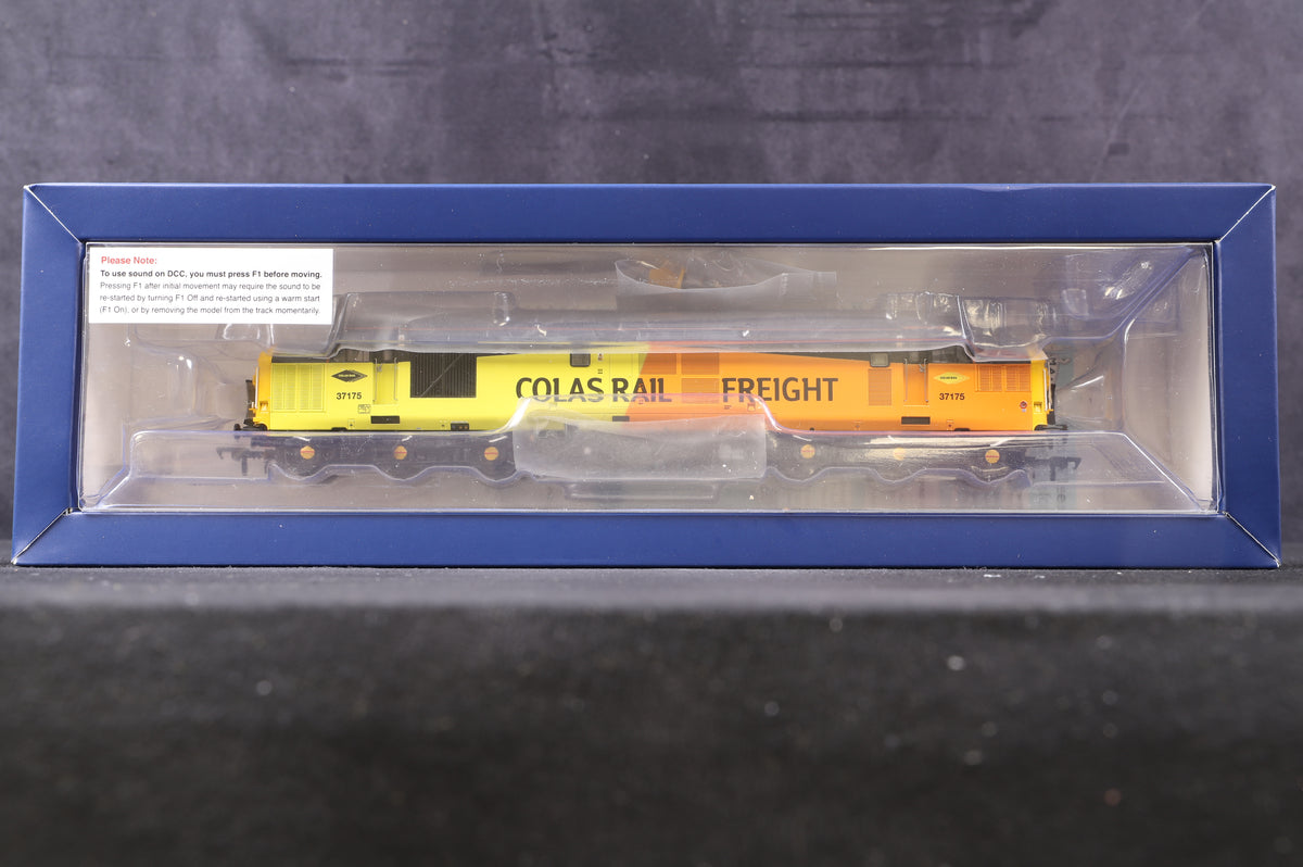 Bachmann OO 35-310SFX Class 37/0 &#39;37175&#39; Colas Railfreight DCC Sound With Working Fans