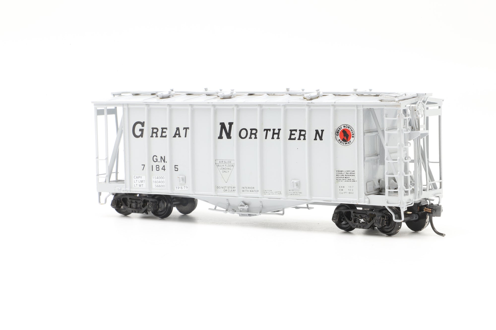 Overland Models/Ajin Precision HO Brass 1322 Airslide Covered Hopper, Custom Painted & Transferred