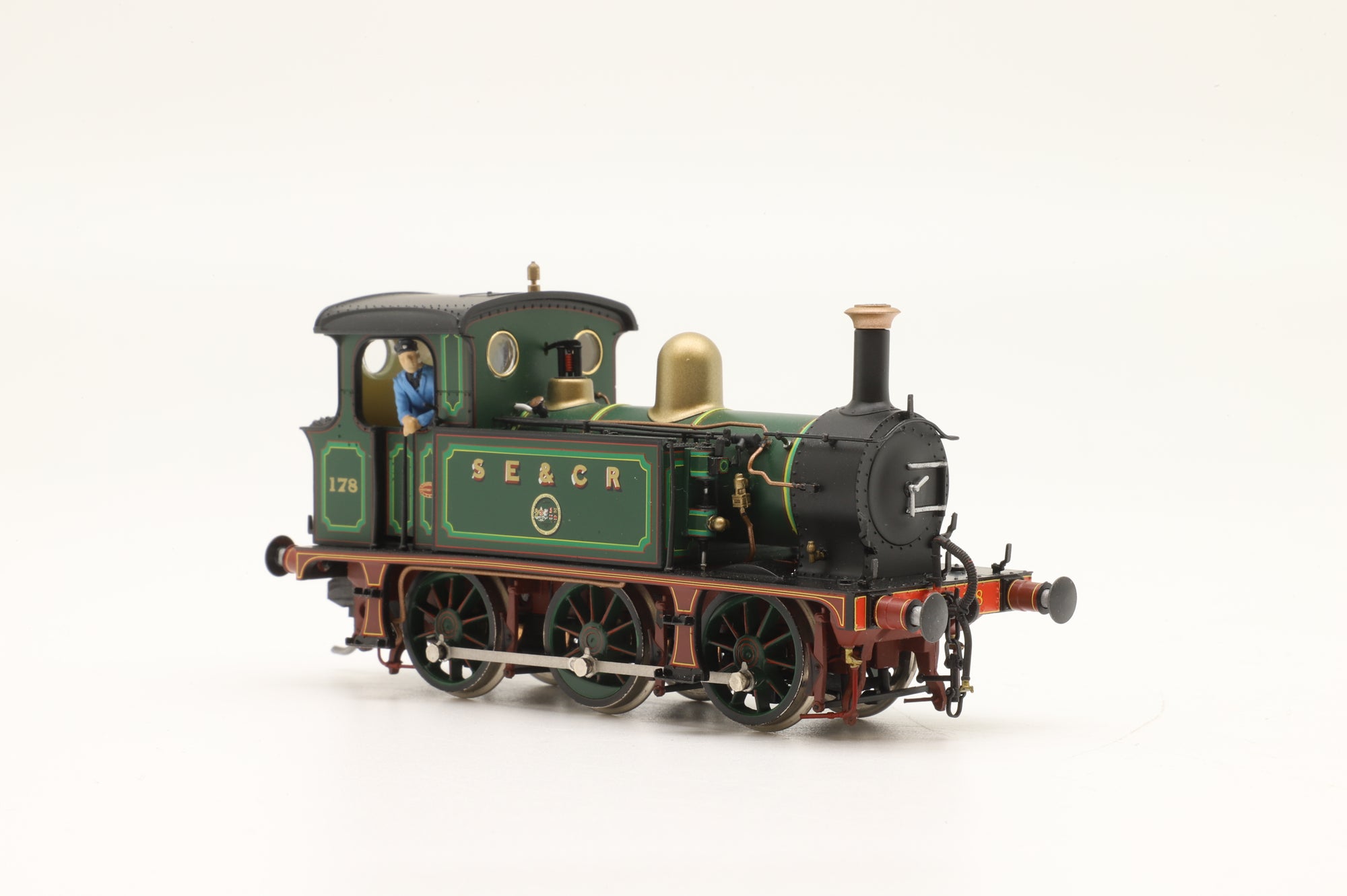 Hattons OO H4-P-001 SECR P Class 0-6-0T '178' SE&CR Full Lined Green DCC Sound