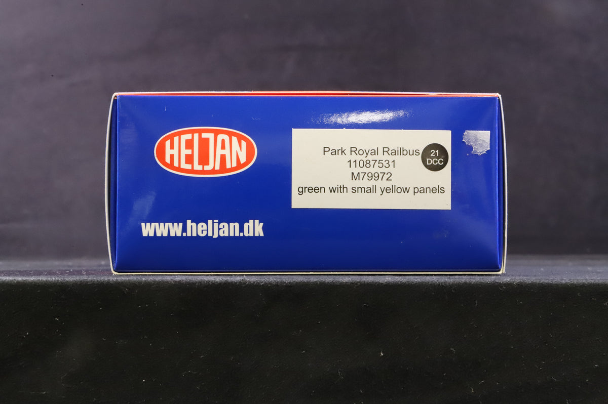 Heljan OO 11087531 Park Royal Rail&#39;s &#39;M79972&#39; Green w/Small Yellow Panels