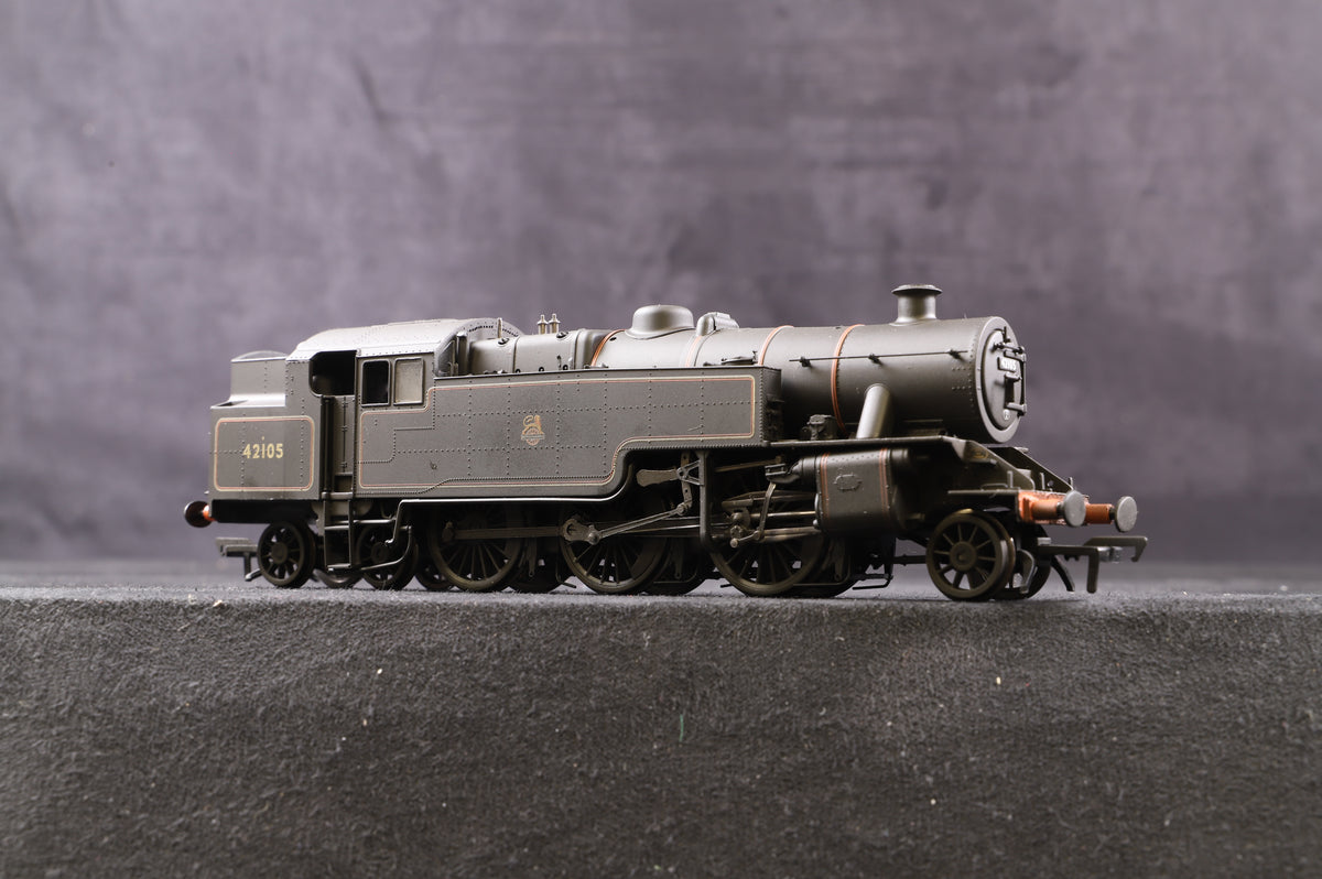 Bachmann OO 32-881 Fairburn 2-6-4 Tank 42105 BR Lined Black Early Emblem (Weathered)