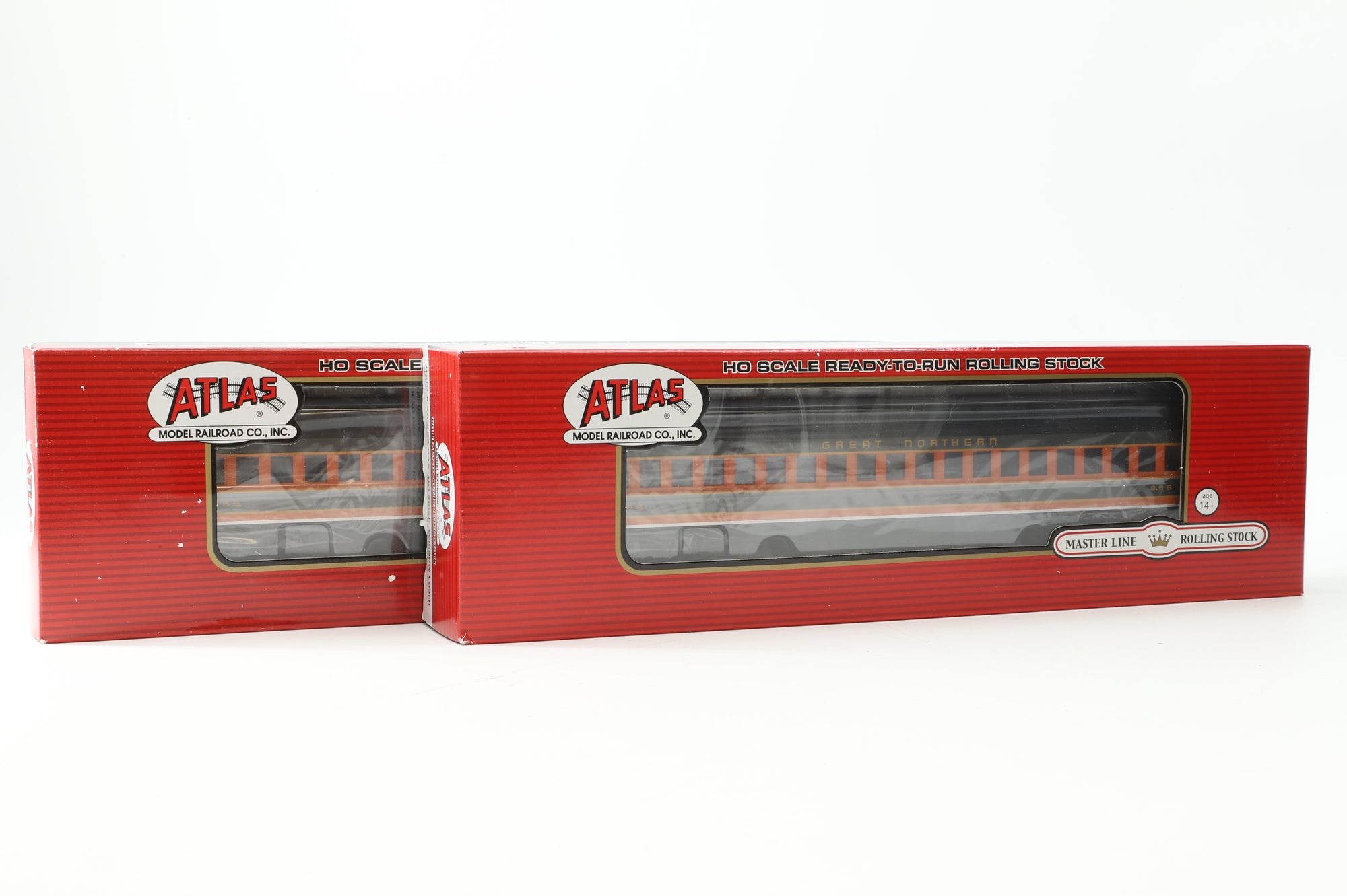Intermountain HO 20 003 044 & 045 Rake Of 2 GN Single Window Coaches