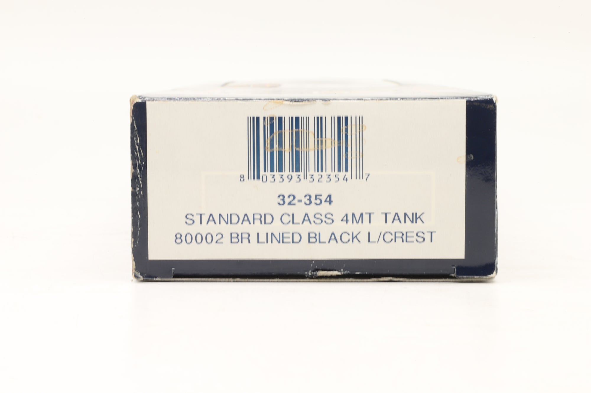 Bachmann OO 32-354 Standard Class 4MT Tank No. 80002 BR Lined Black Late Crest