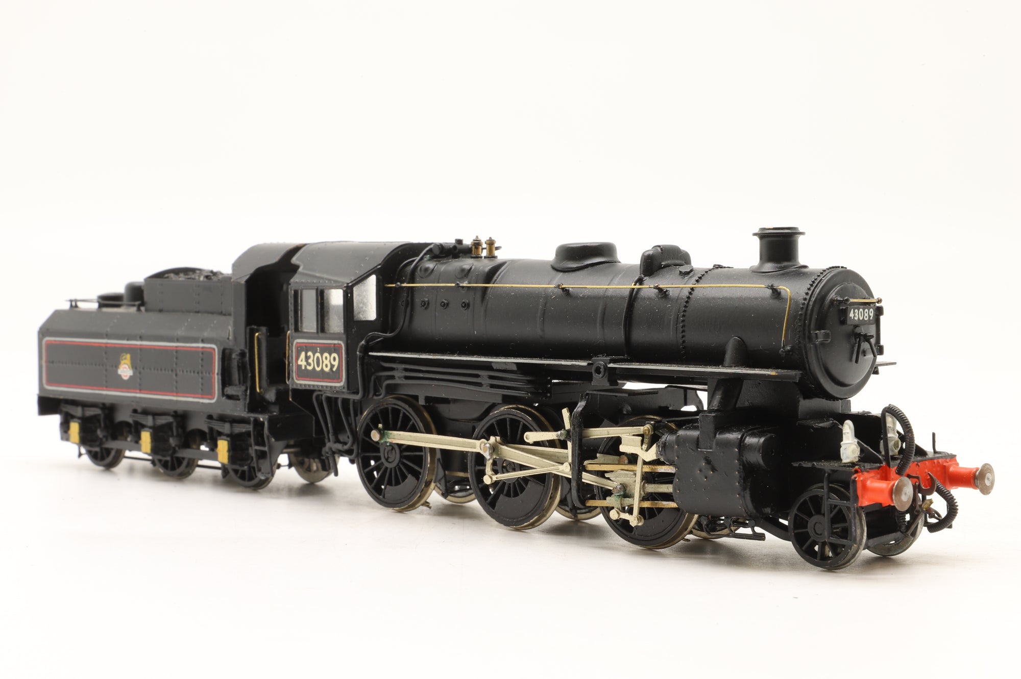Kit Built OO Ivatt Class 4 '43089' BR Partially Lined Black E/C