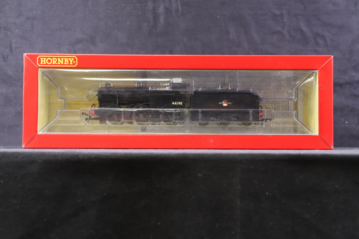 Hornby OO R3460TTS Fowler 0-6-0 Class 4f &#39;44198&#39; BR Plain Black, DCC Sound