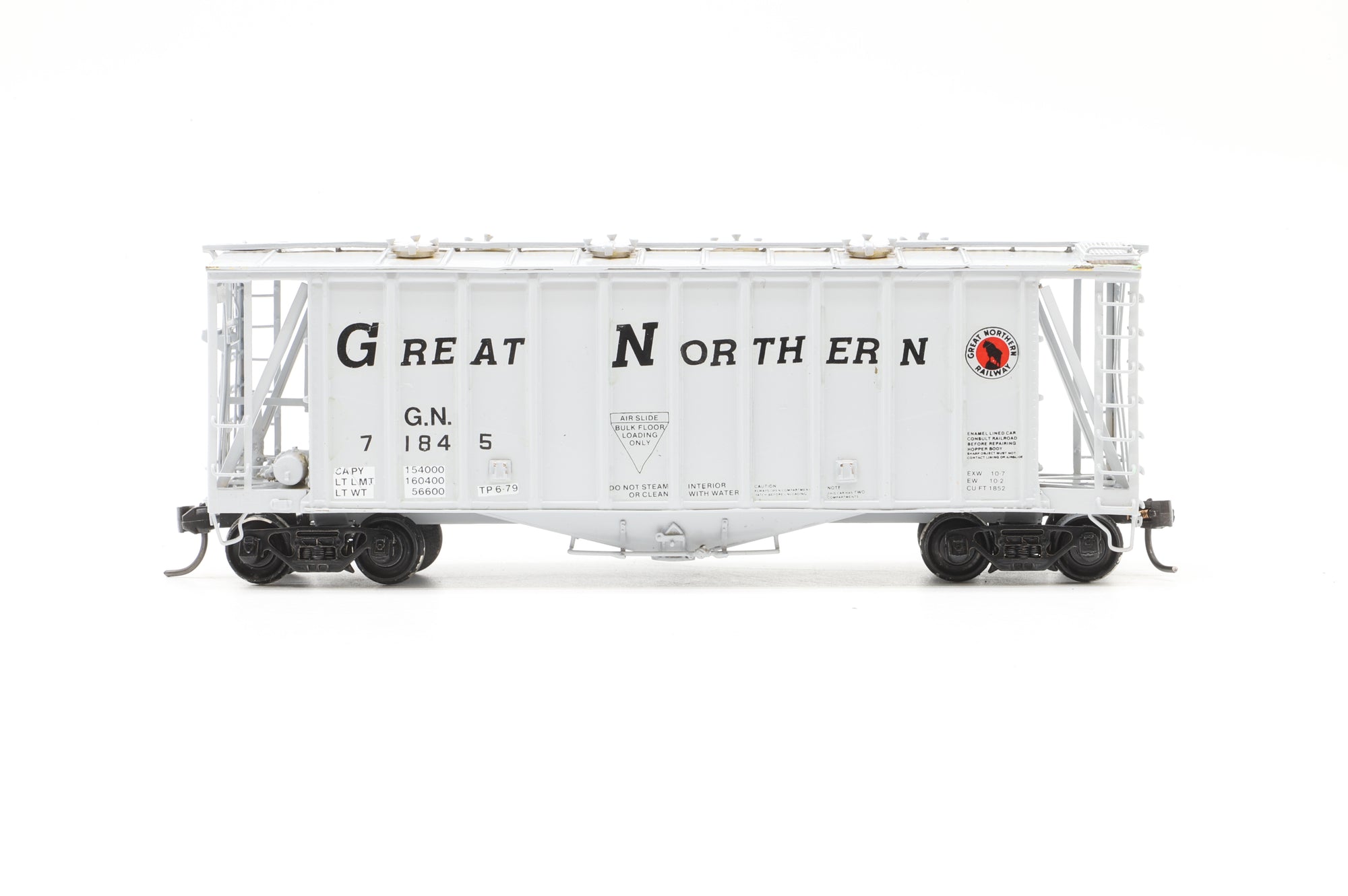 Overland Models/Ajin Precision HO Brass 1322 Airslide Covered Hopper, Custom Painted & Transferred