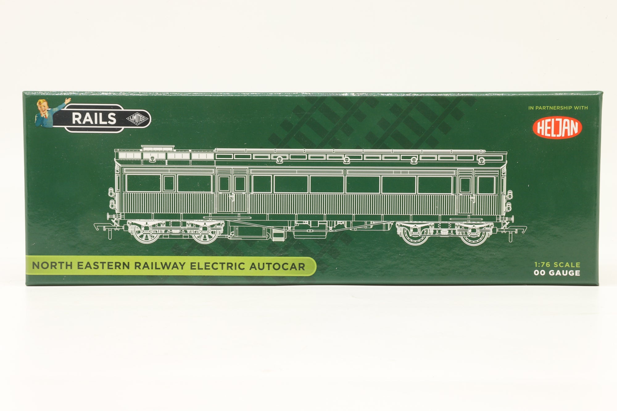 Heljan/Rails OO 31700 NER Red/Cream Electric Autocrar No.3170 – DCC Sound