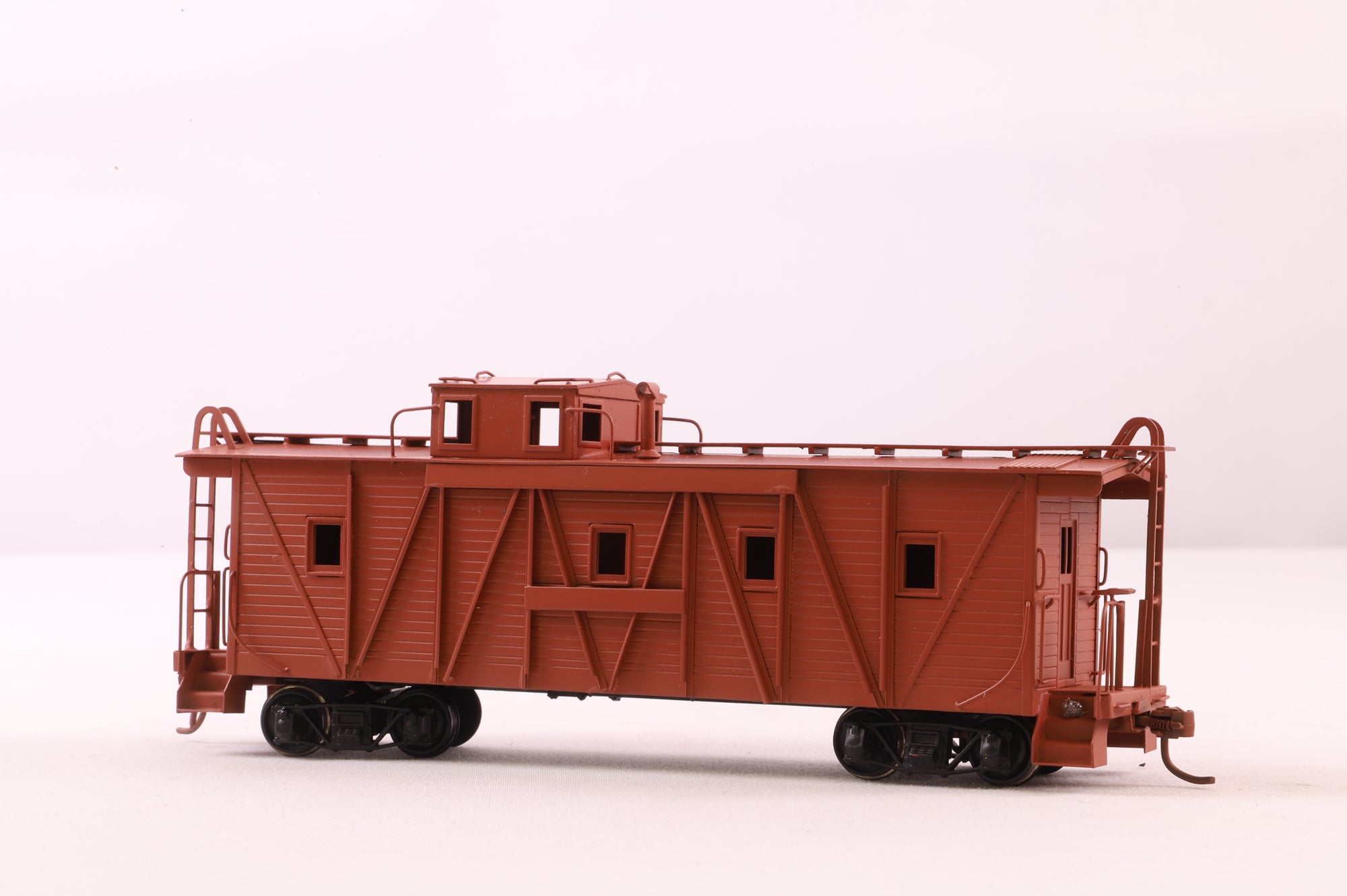 Overland Models HO Brass OMI-3875 L&HR Plywood Caboose Unnumbered