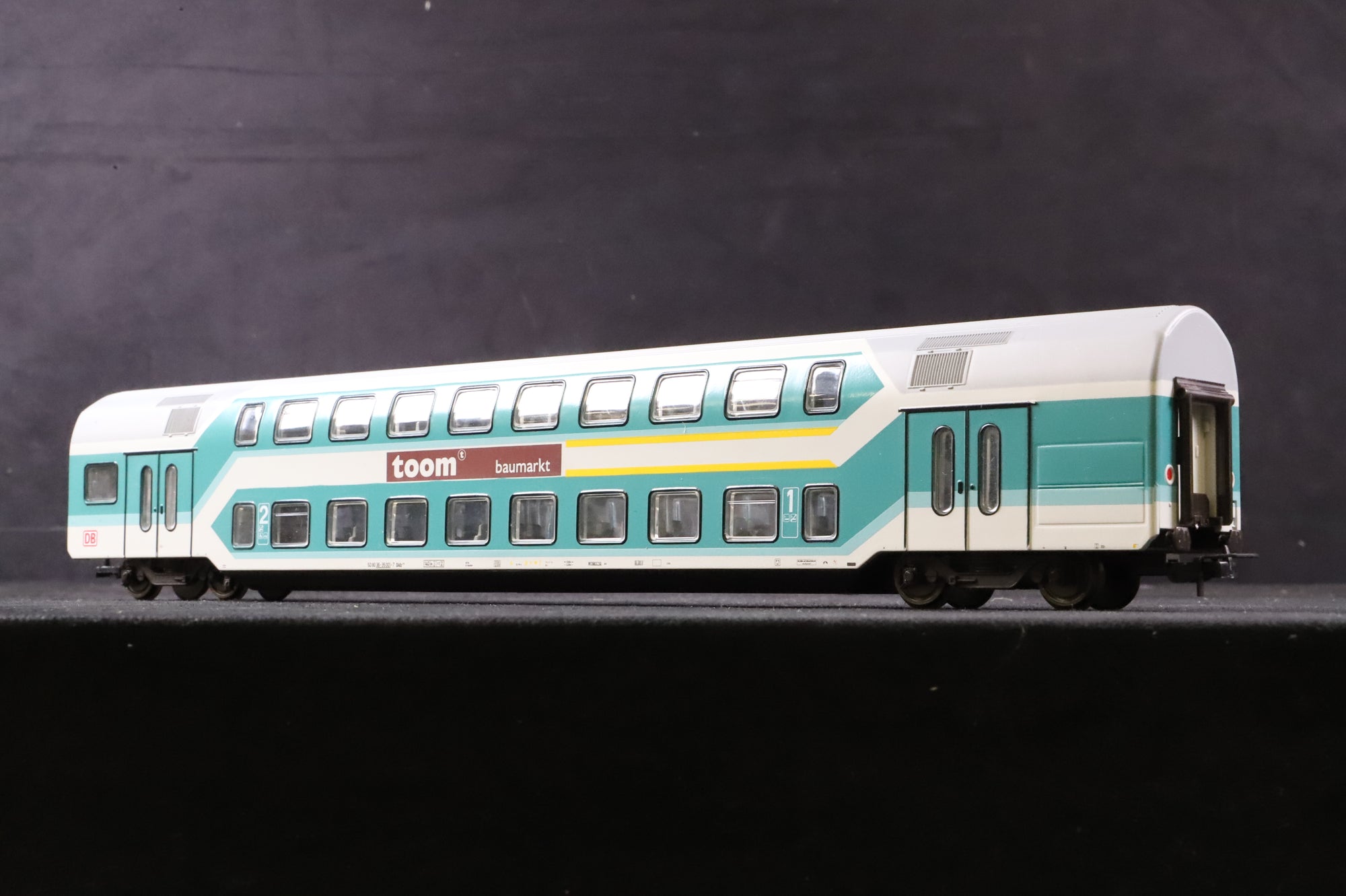 Sachsen Modelle HO Pack Of 3 Toom  Baumarkt Double Deck Coaches