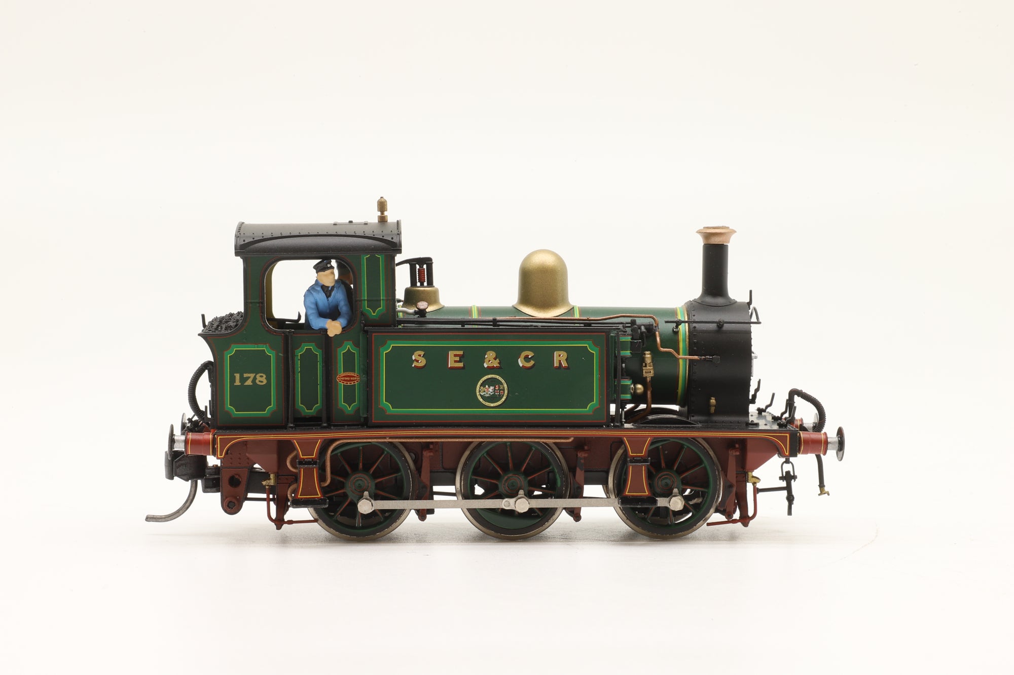 Hattons OO H4-P-001 SECR P Class 0-6-0T '178' SE&CR Full Lined Green DCC Sound