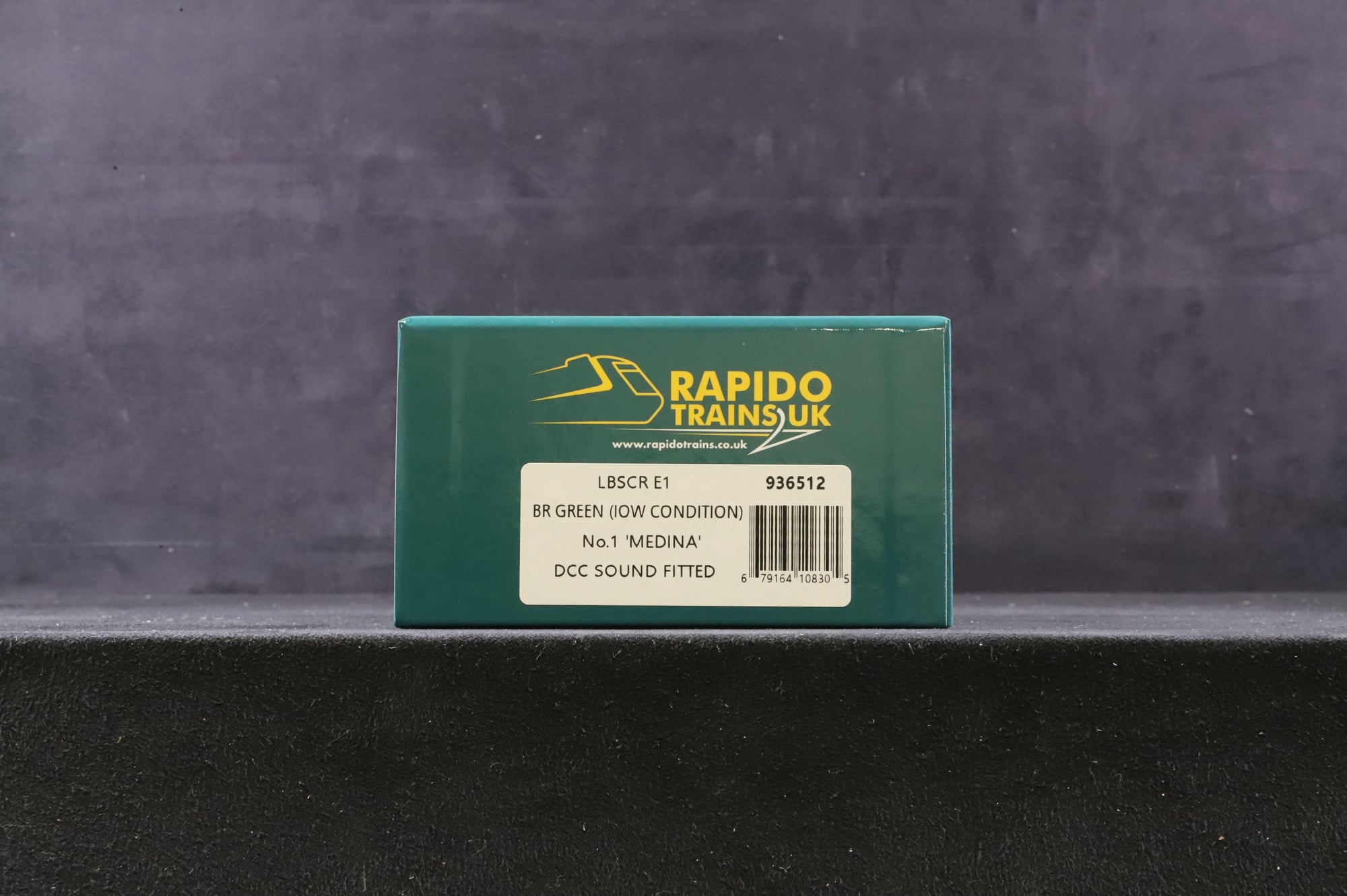 NEW Rapido OO 936512 E1 'No1' 'Medina' BR Green (IoW Condition) DCC Sound