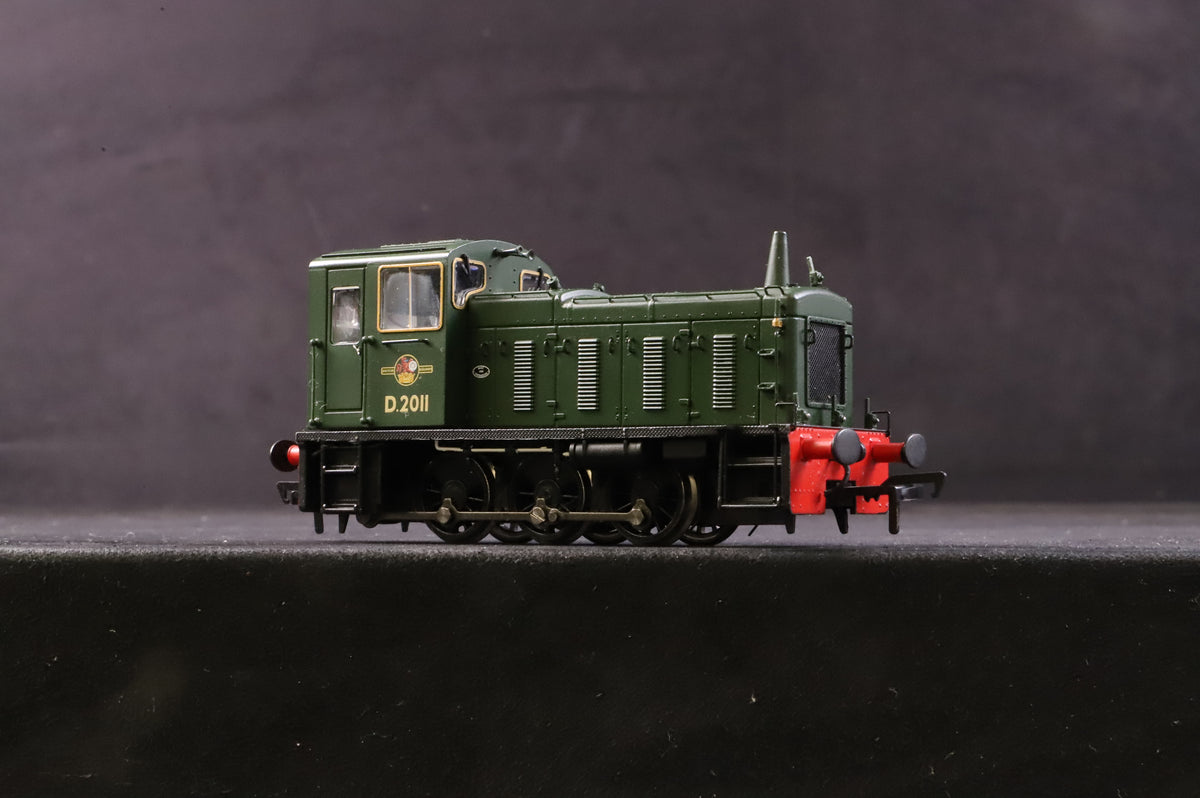 Bachmann 31-360 Class 03 Diesel Shunter &#39;D2011&#39; BR Plain Green L/Crest, DCC Sound
