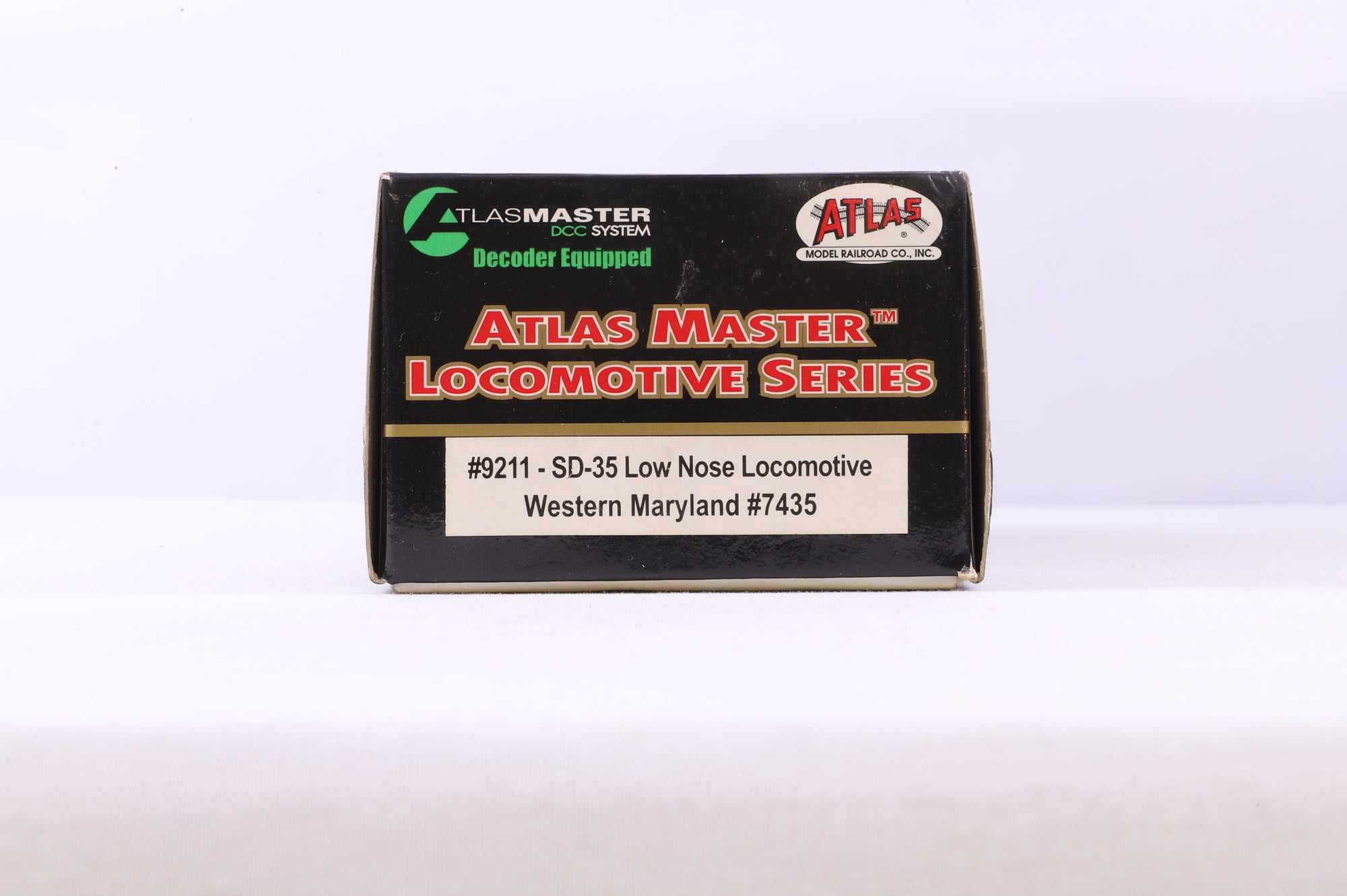 Atlas HO 9211 SD-35 Low Nose Locomotive Western Maryland '7435' DCC Fitted