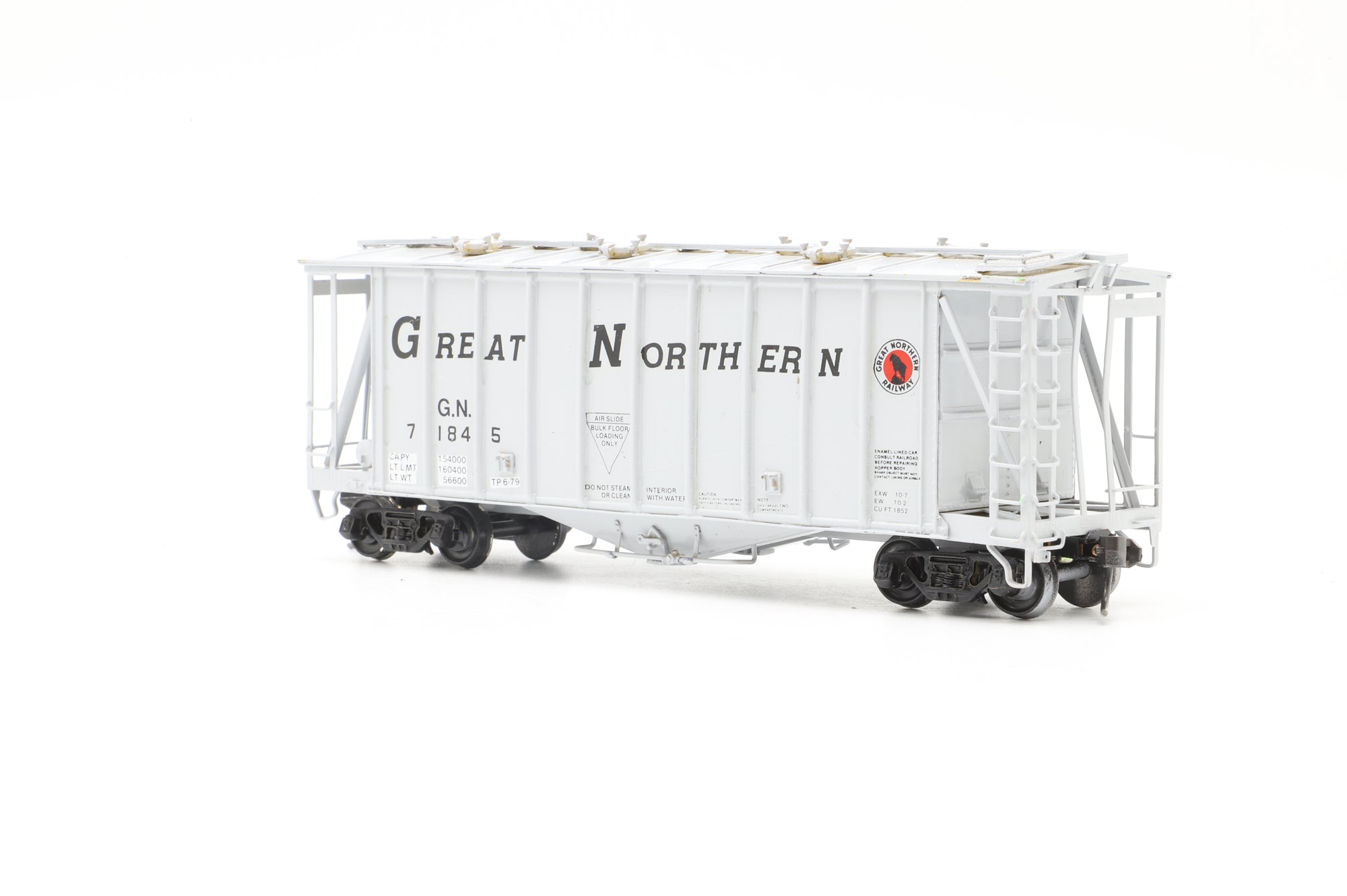 Overland Models/Ajin Precision HO Brass 1322 Airslide Covered Hopper, Custom Painted & Transferred