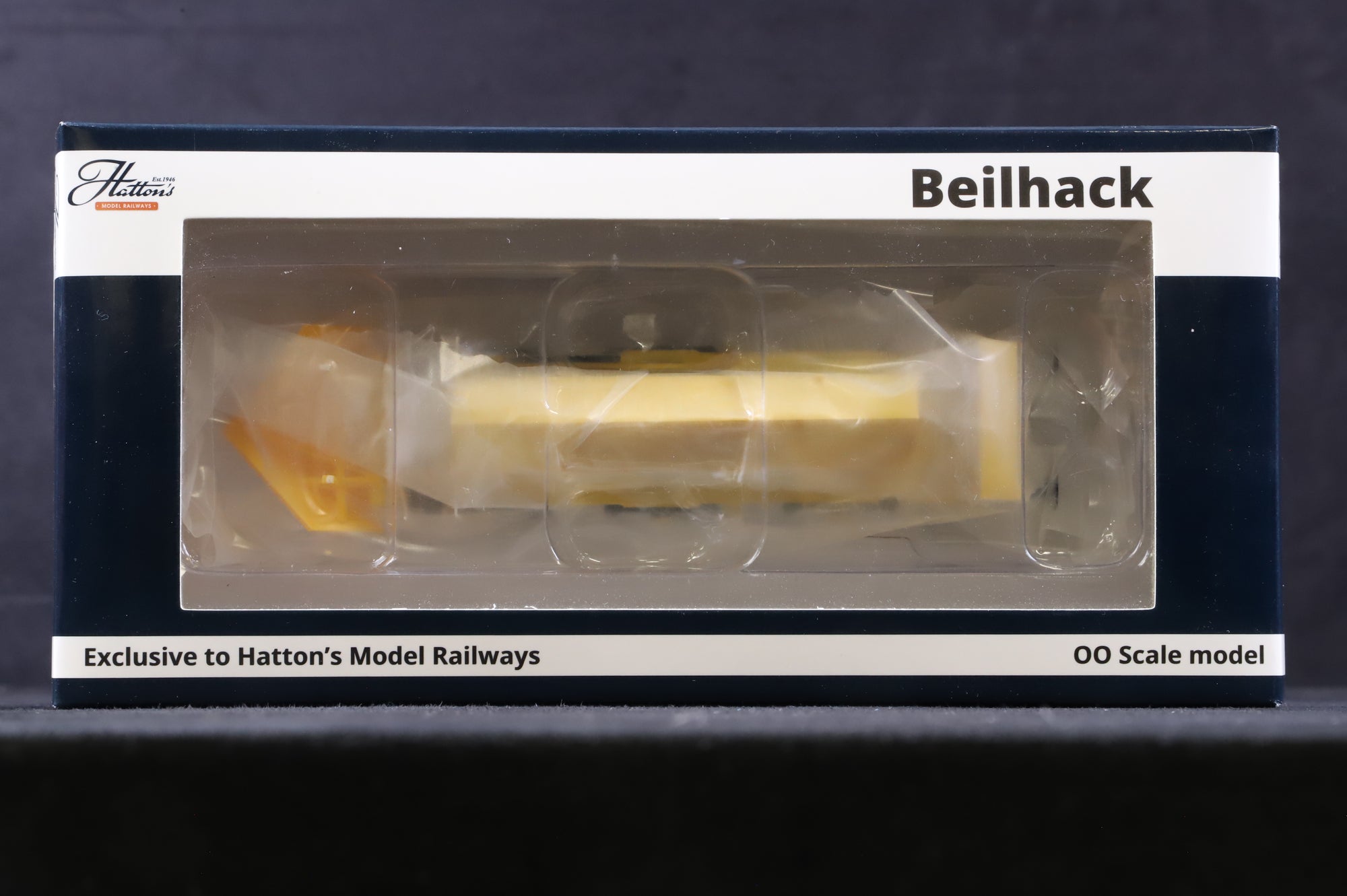 Hattons OO H4-BH-004 Beilhack Snow Plough (Ex Class 40) ZZA 'ADB965579' BR Yellow Stratford Shark