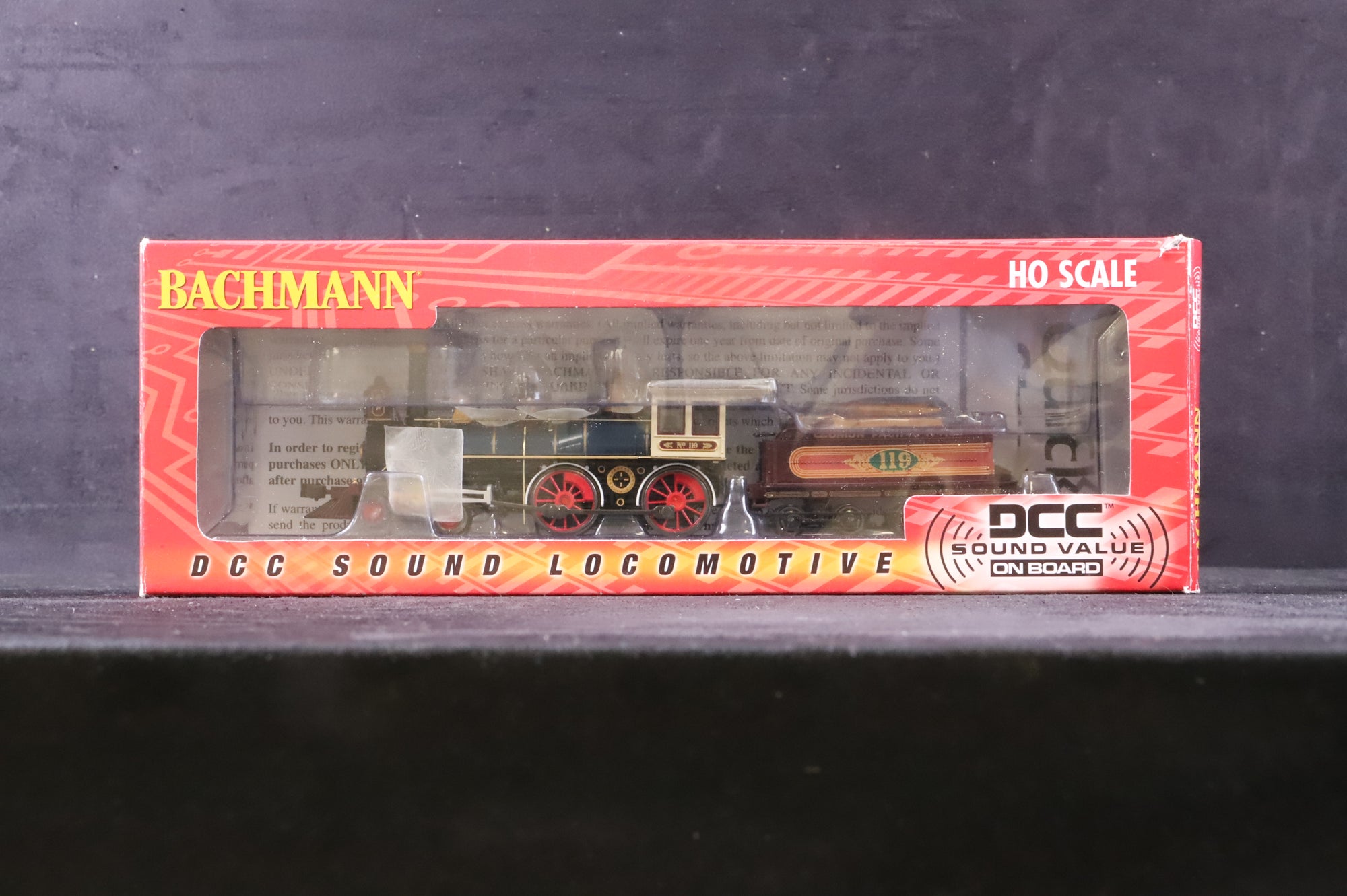 Bachmann HO 52701 4-4-0 '119' Steam Locomotive Union Pacific DCC Sound