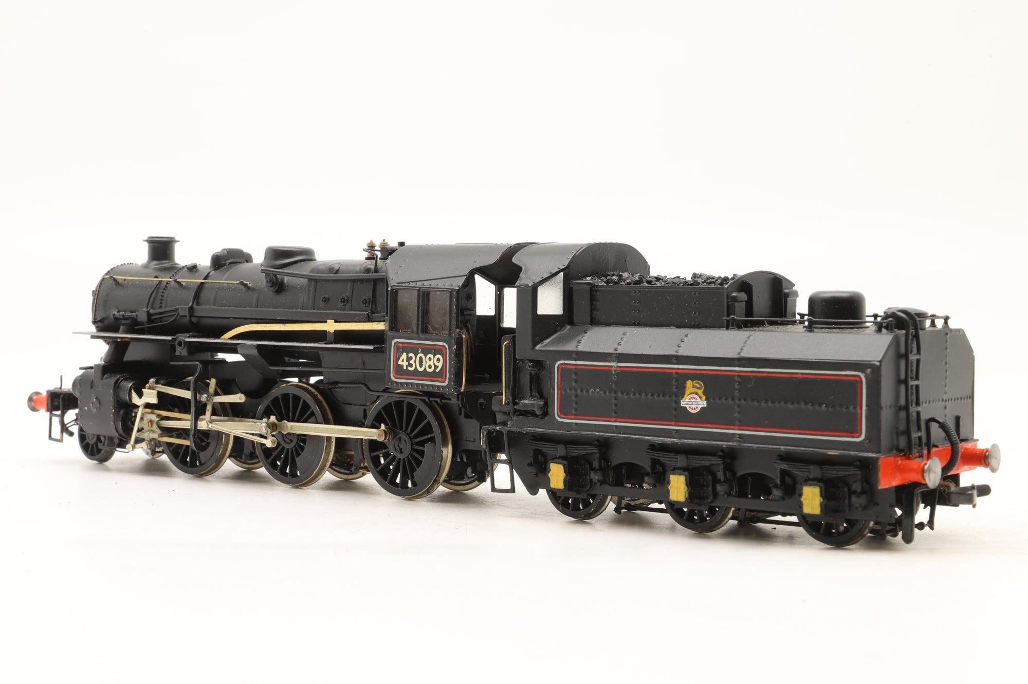 Kit Built OO Ivatt Class 4 '43089' BR Partially Lined Black E/C