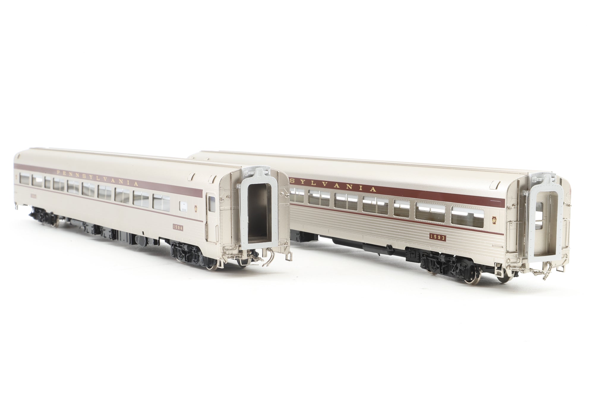 Samhongsa/Challenger Imports HO Brass Rake of 14 Pennsylvania Railroad 'Senator', S-1, S-2 & S-F1