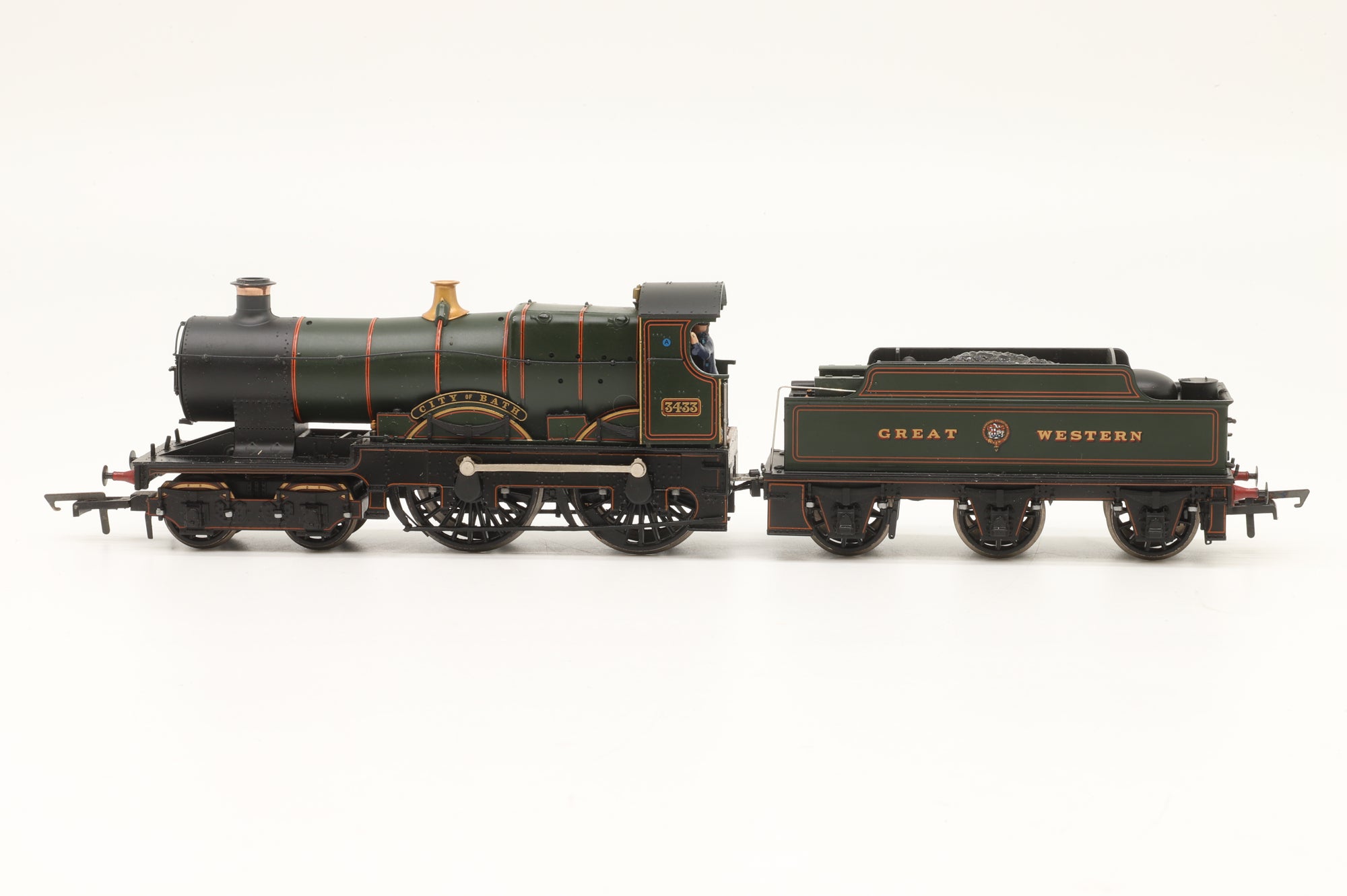 Bachmann OO 31-726 Cit Class 3433 'City of Bath' in GWR Lined Green w/ Garter Crest