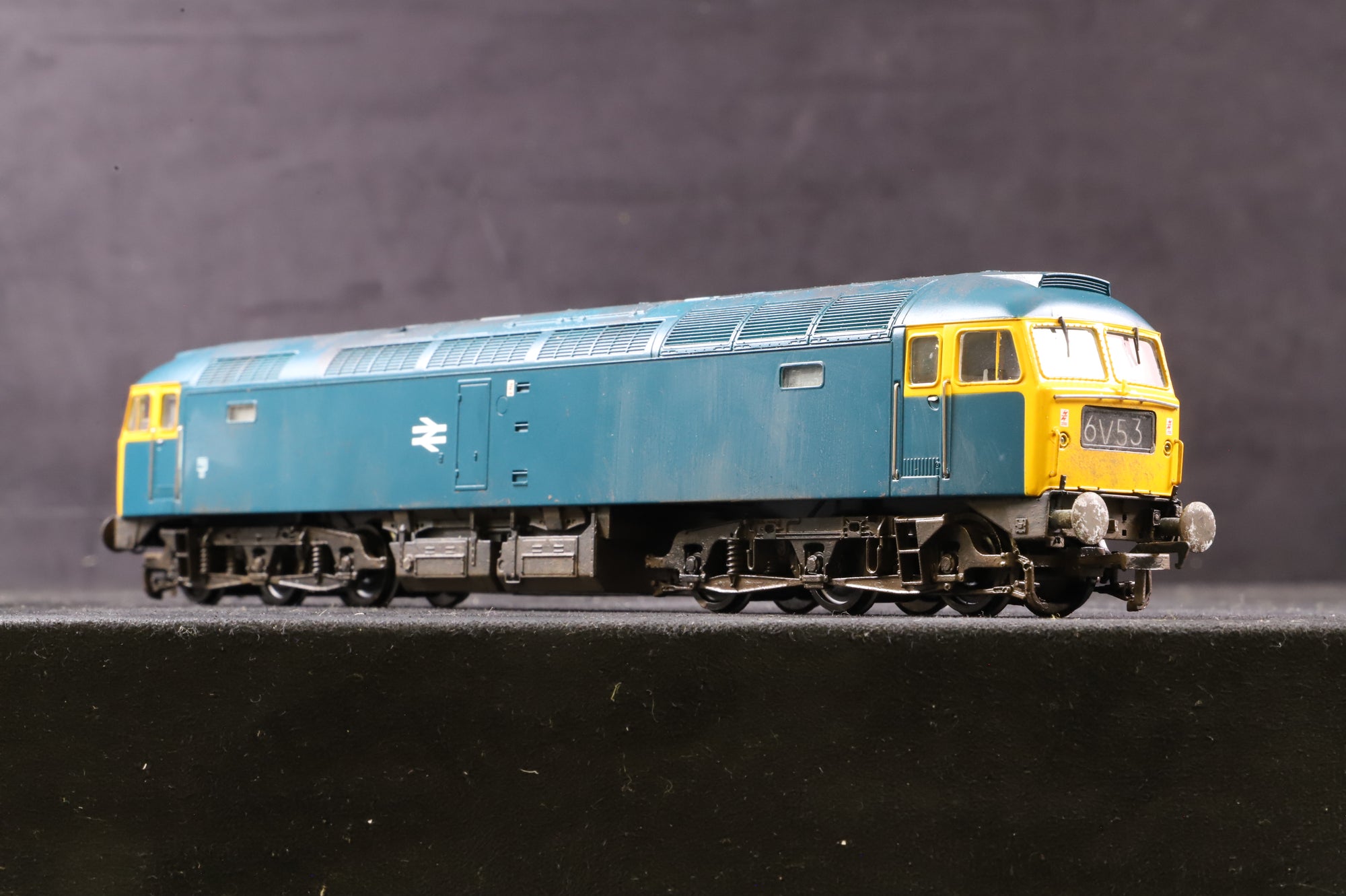 Bachmann OO Class 47 Unnumbered in BR Blue - Weathered