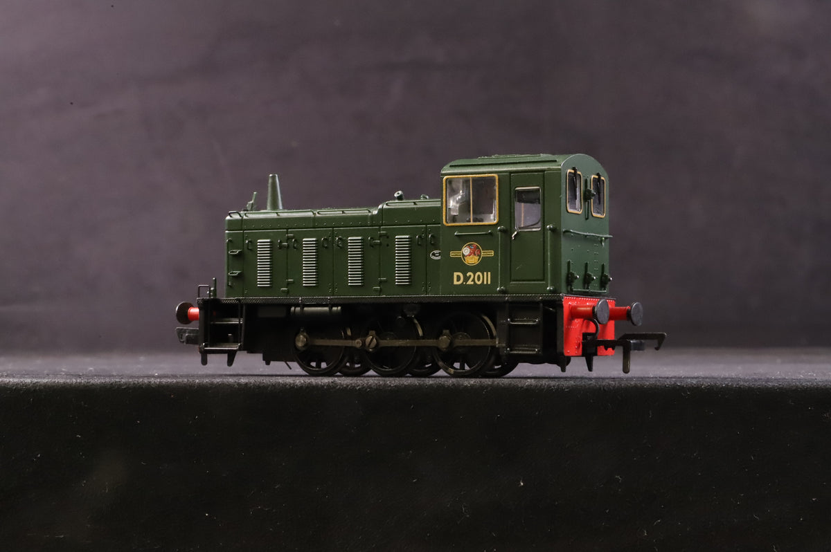 Bachmann 31-360 Class 03 Diesel Shunter &#39;D2011&#39; BR Plain Green L/Crest, DCC Sound