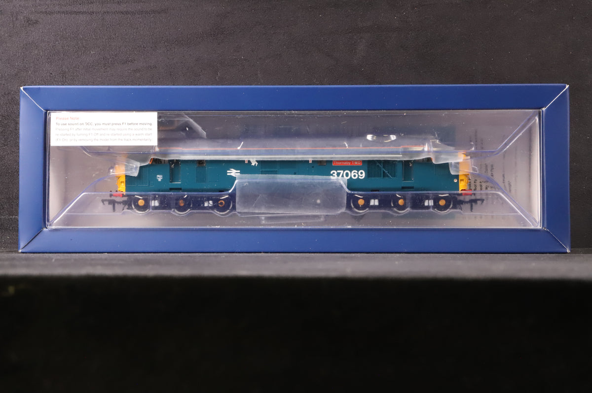 Bachmann OO 35-312SFX Class 37/0 &#39;37069&#39; &#39;Thornaby TMD&#39; BR Blue, DCC Sound