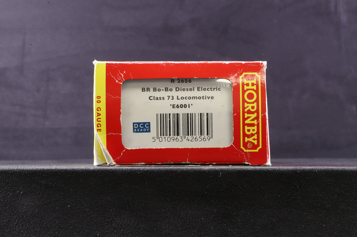 Hornby OO R2656 Class 73 &#39;E6001&#39; Bo-Bo Diesel Electric Locomotive Weathered