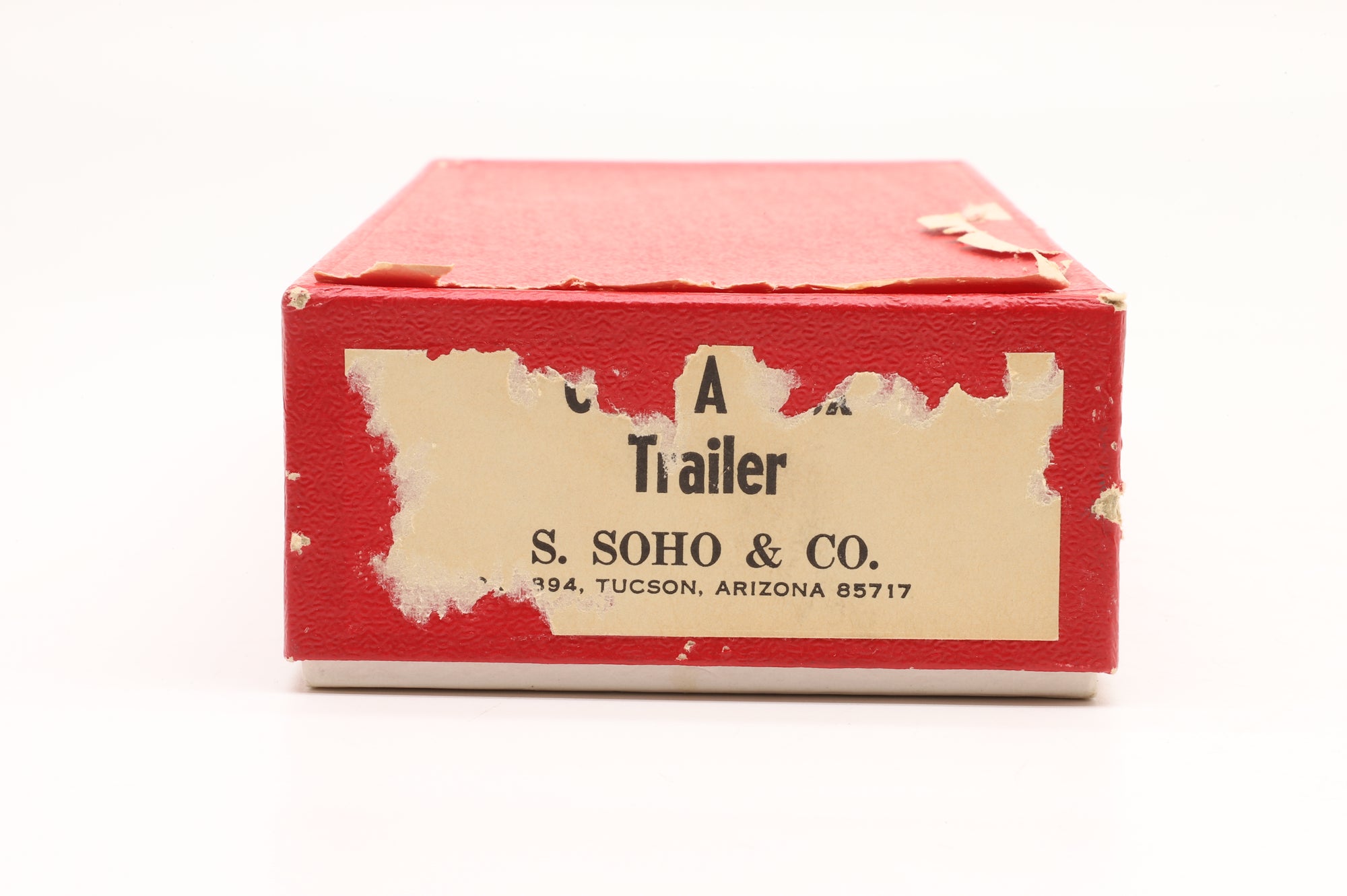 S. Soho & Co./Kumata HO Brass CERA Box Trailer – Unpainted