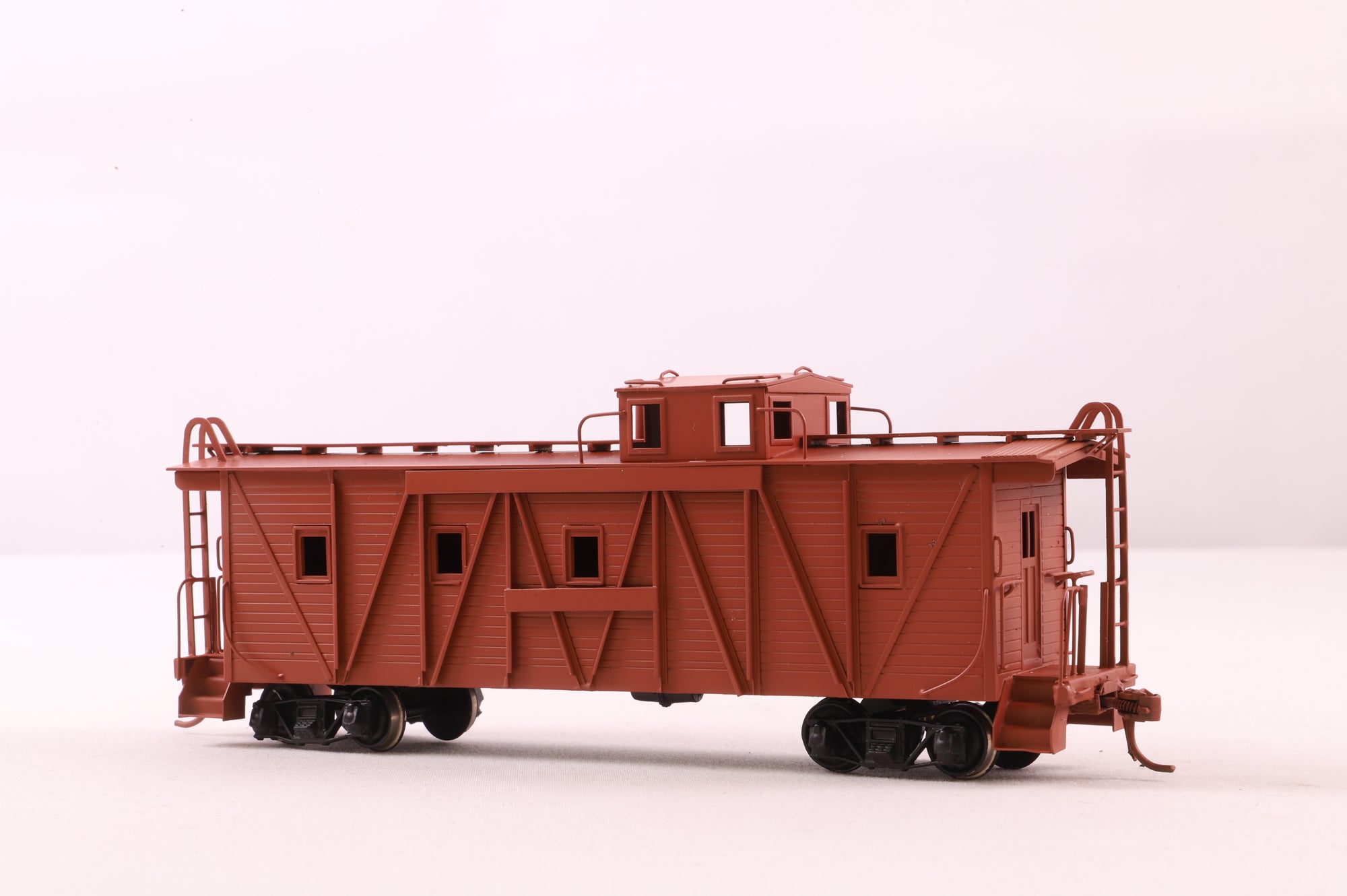 Overland Models HO Brass OMI-3875 L&HR Plywood Caboose Unnumbered