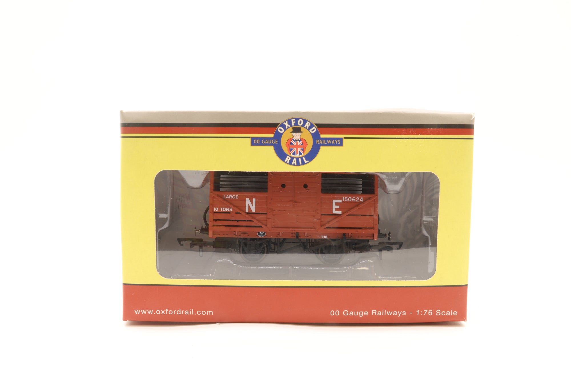Oxford Rail OO Rake of 5 LNER Cattle Wagons Bauxite