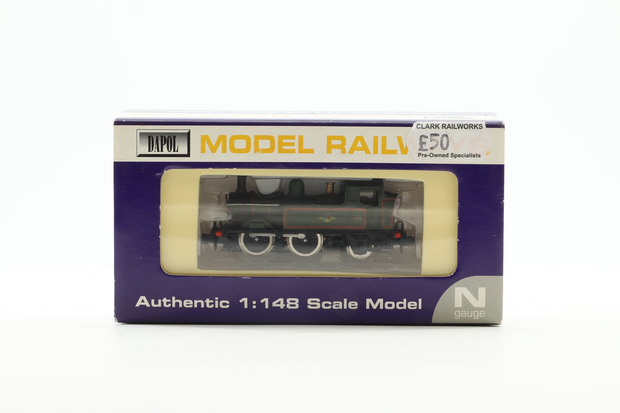 Dapol N ND003 Class 14xx '1466' BR Lined Green L/C