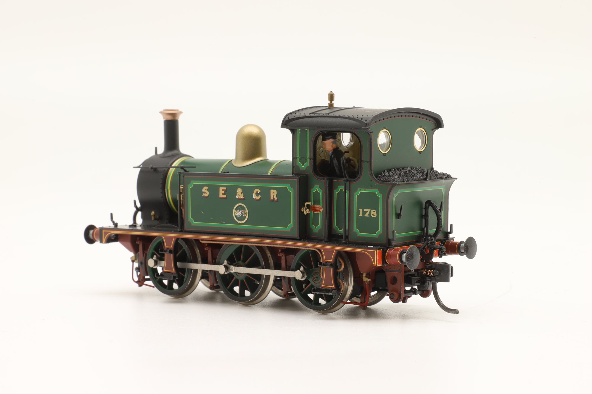 Hattons OO H4-P-001 SECR P Class 0-6-0T '178' SE&CR Full Lined Green DCC Sound
