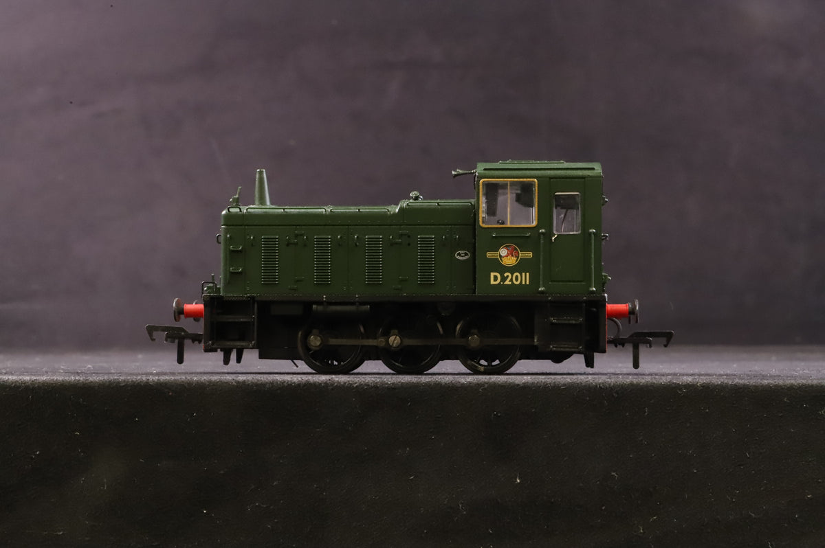 Bachmann 31-360 Class 03 Diesel Shunter &#39;D2011&#39; BR Plain Green L/Crest, DCC Sound
