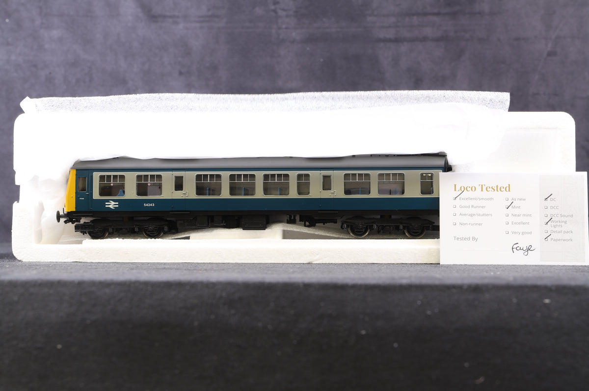 Bachmann OO 32-902 Class 108 2 car DMU in BR blue/grey