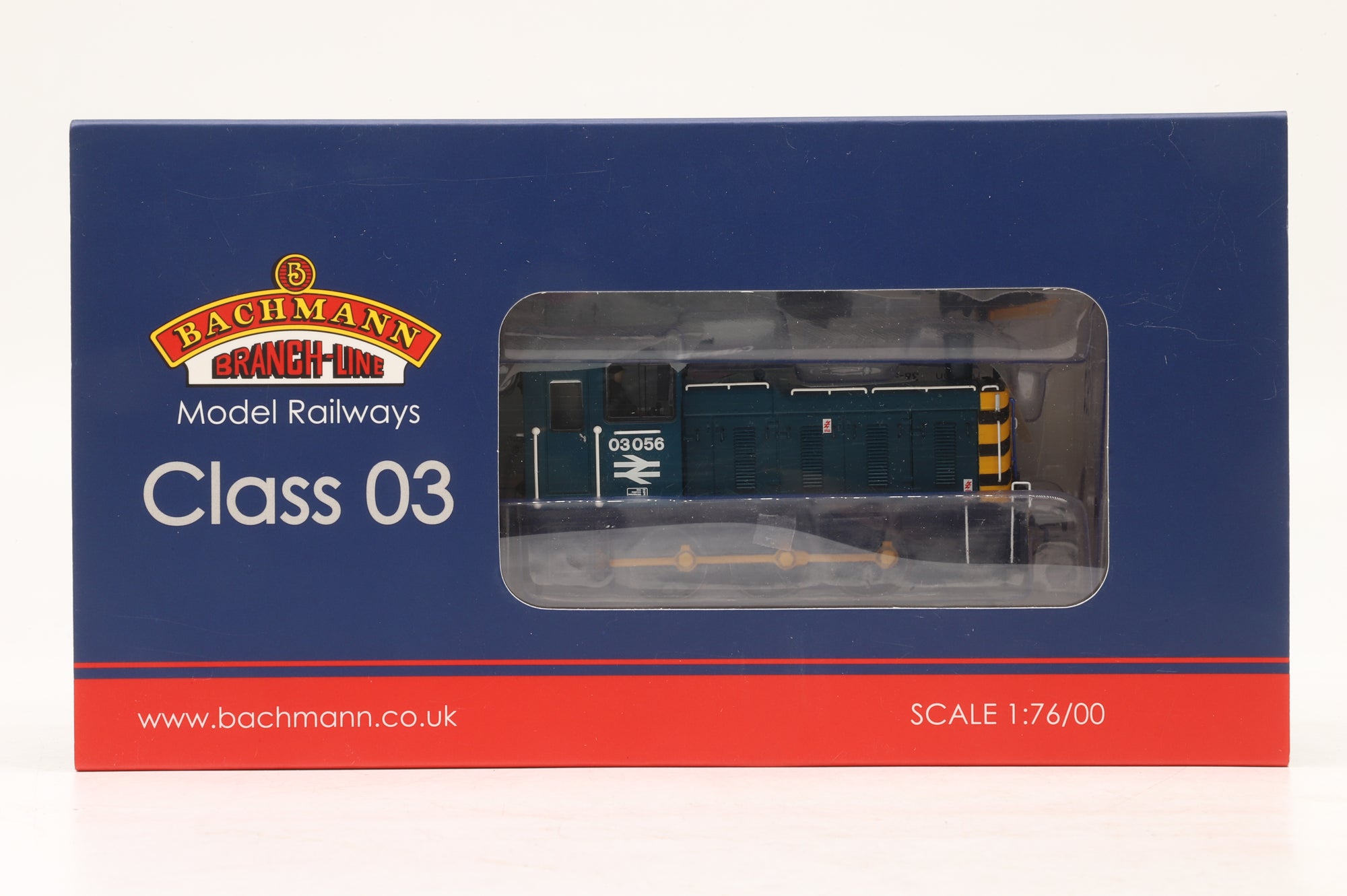 Bachmann OO 31-362B Class 03 03056 in BR Blue w/ Wasp Stripes