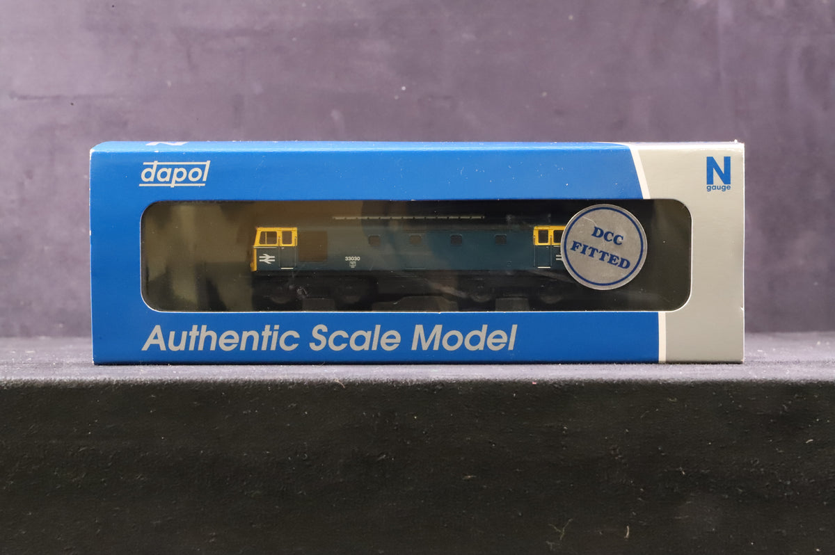 Dapol N Gauge 2D-001-000D Class 33 33030 in BR Blue
