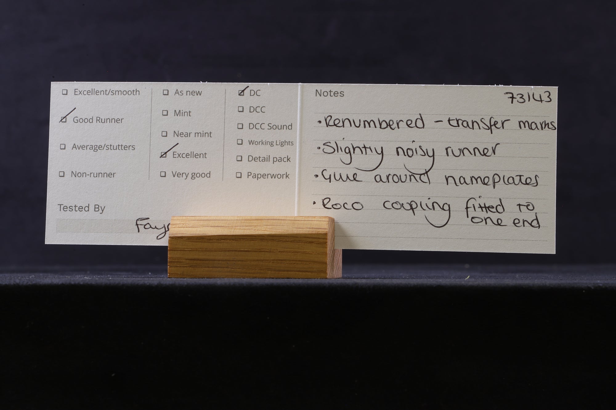 Hornby OO Class 73 '73143' Renumbered Network Rail