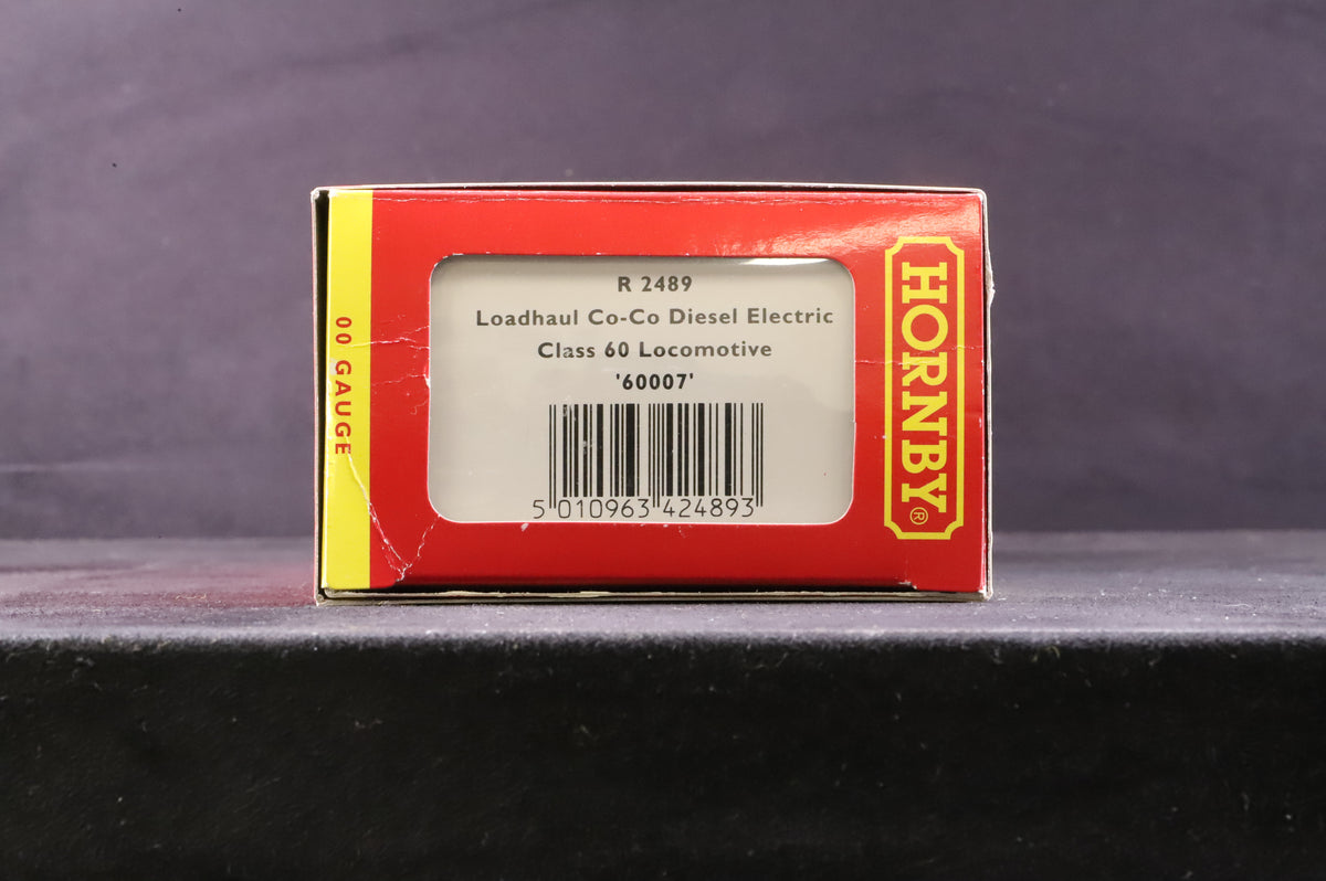 Hornby OO R2489 Class 60 &#39;60007&#39; Diesel Locomotive Loadhaul