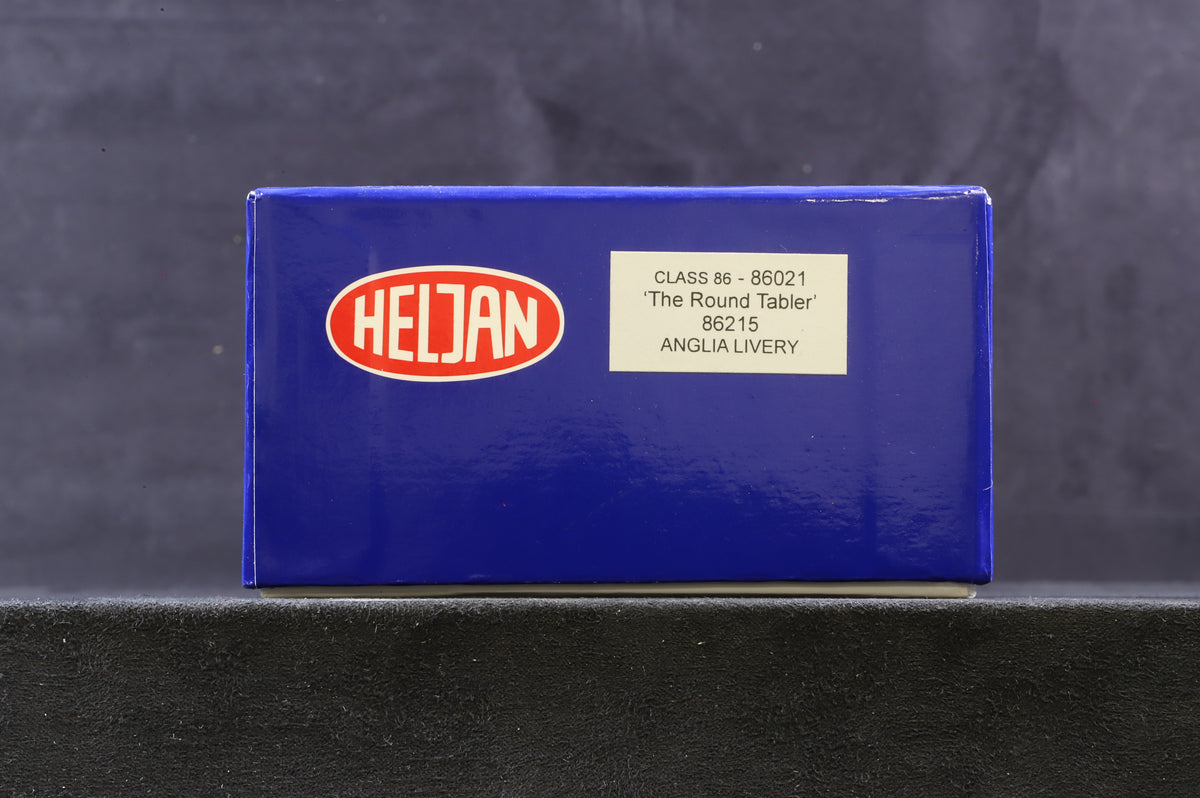 Heljan OO 8602 Class 86 &#39;86215&#39; &#39;The Round Tabler&#39; Anglia Livery