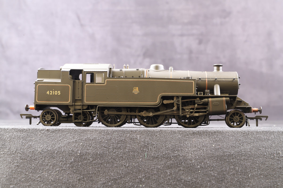 Bachmann OO 32-881 Fairburn 2-6-4 Tank 42105 BR Lined Black Early Emblem (Weathered)