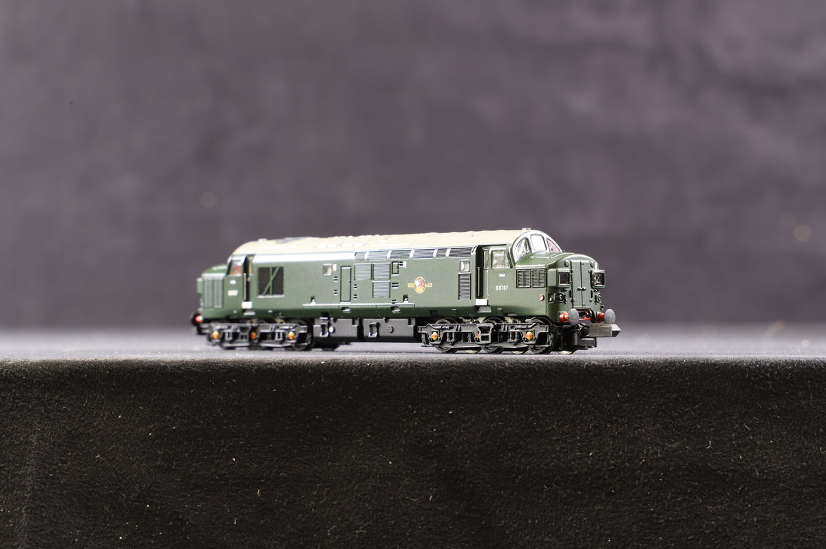 Graham Farish N 371-451 Class 37/0 &#39;D6707&#39; BR Green L/Crest Split Head Code Boxes