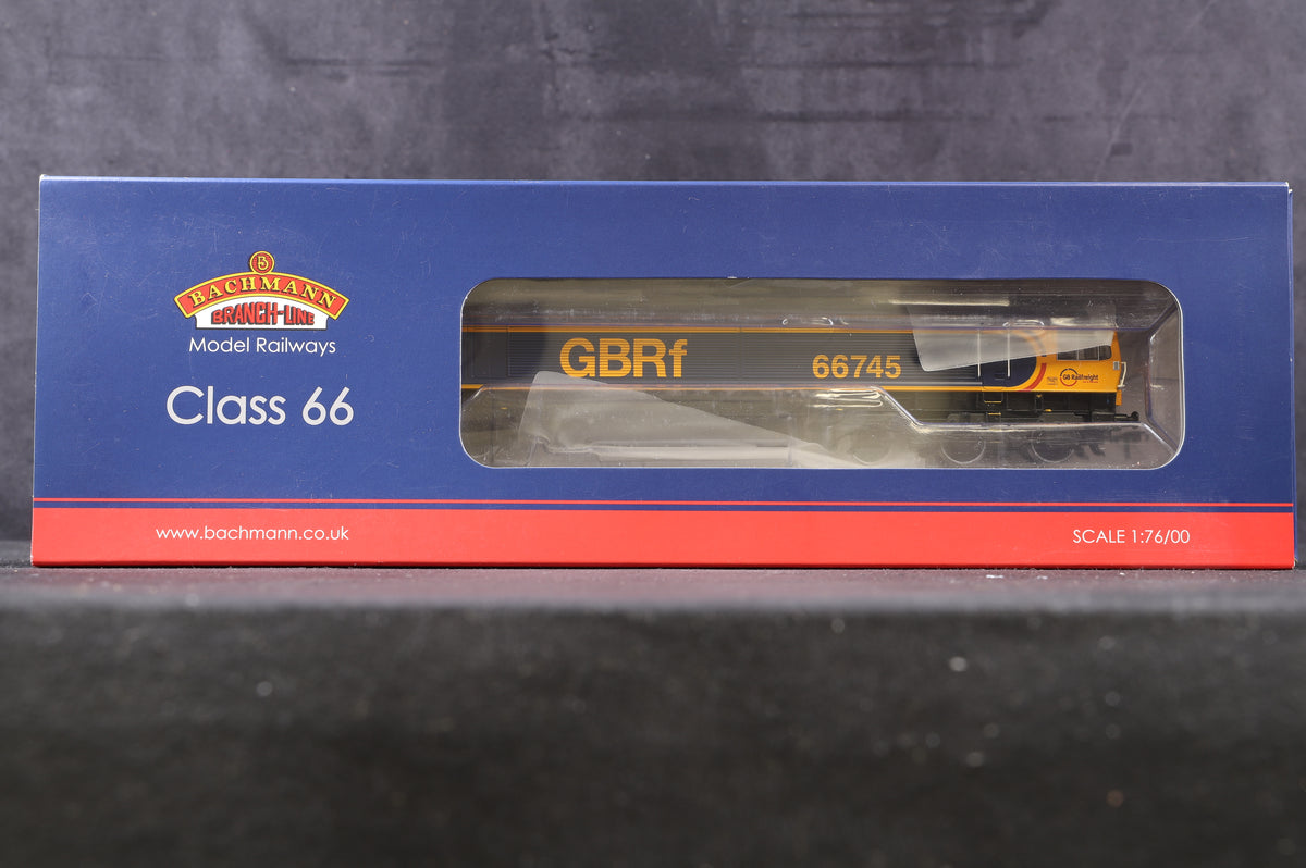 Bachmann OO 32-727X Class 66 &#39;66745&#39; GBRf Europorte &#39;Modern Railways&#39; Excl. Key Publishing