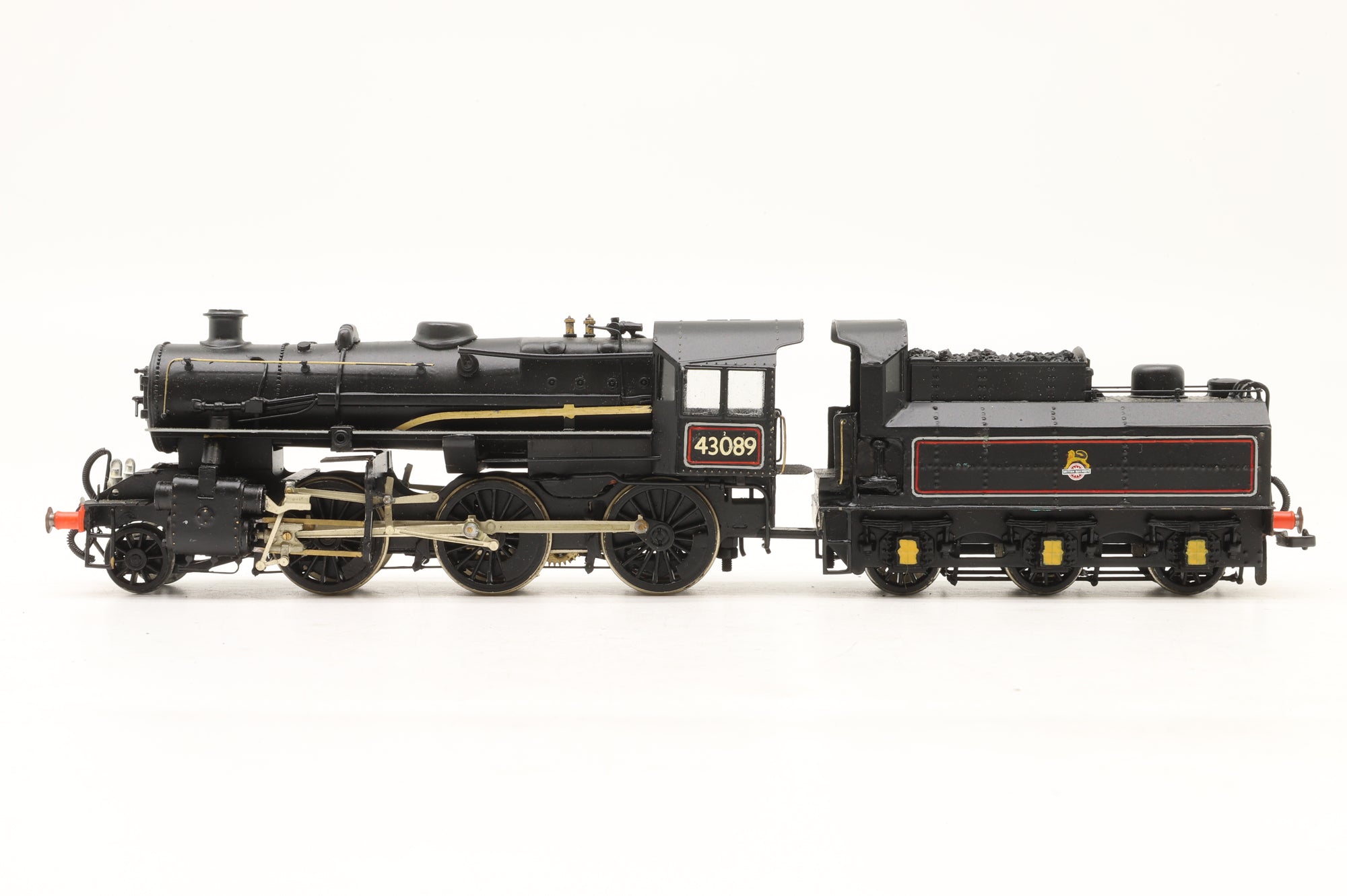 Kit Built OO Ivatt Class 4 '43089' BR Partially Lined Black E/C